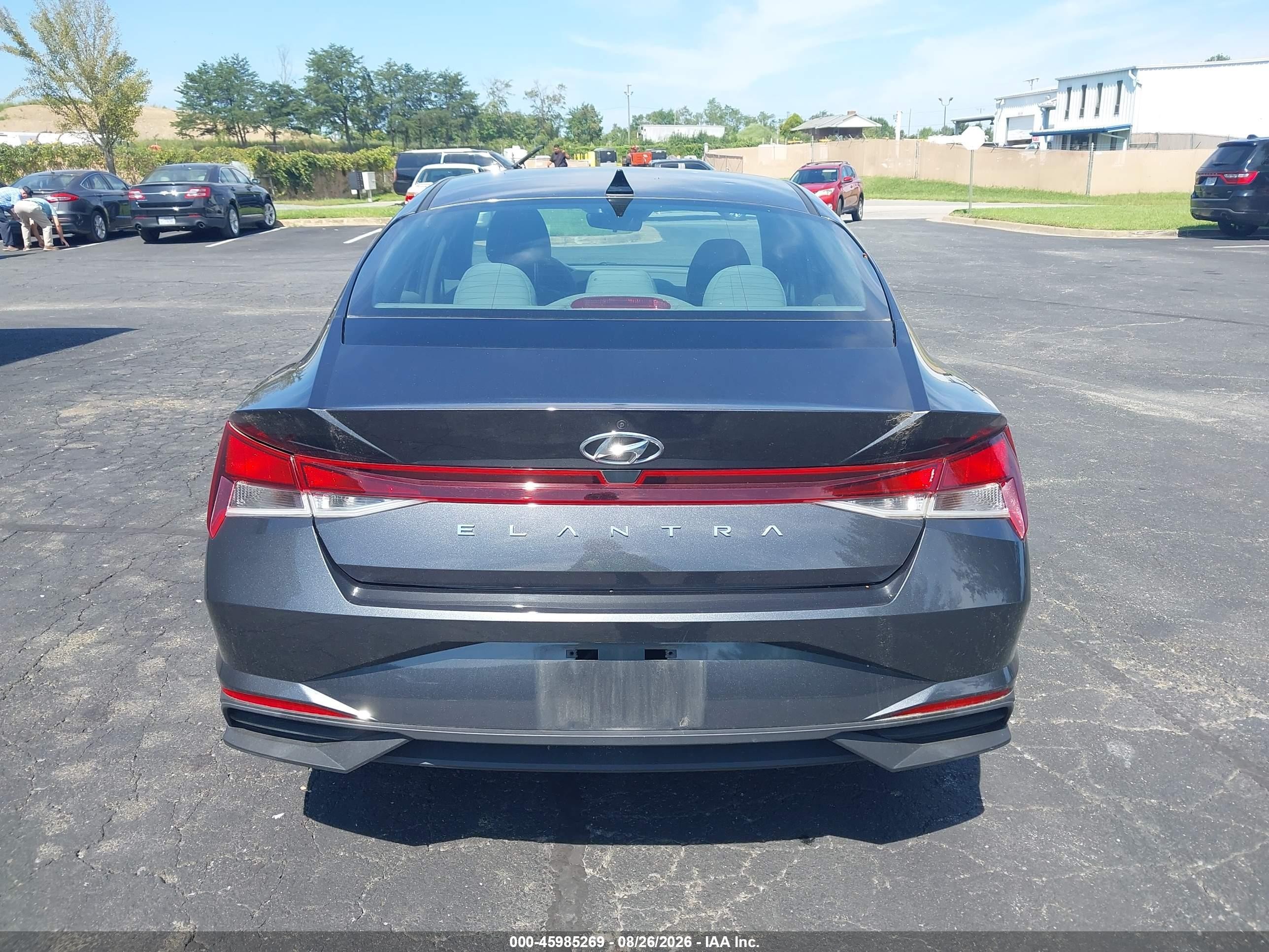 2021 Hyundai Elantra Se Серый vin: 5NPLL4AGXMH048198