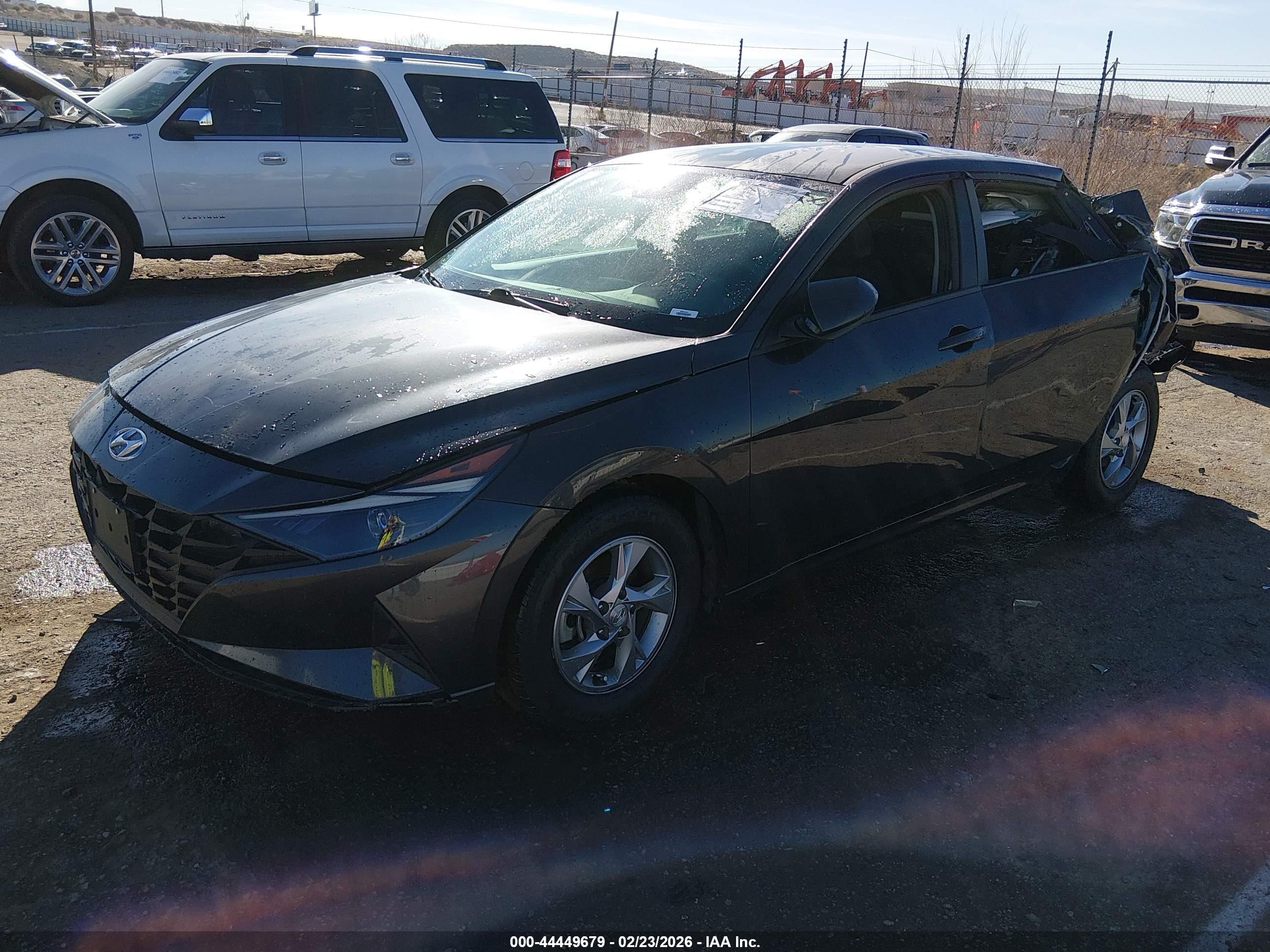 2021 Hyundai Elantra Se Gray vin: 5NPLL4AGXMH050114