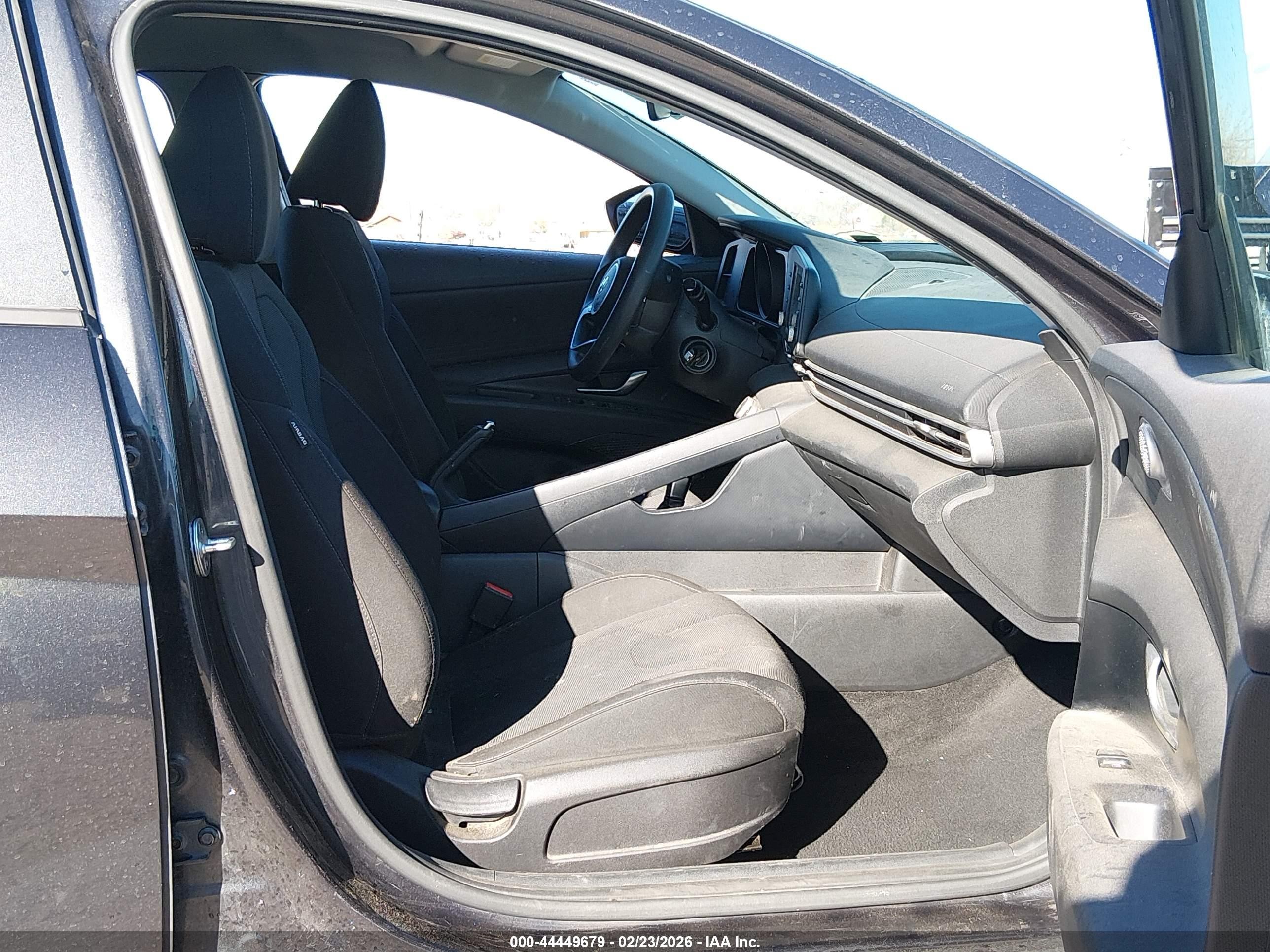 2021 Hyundai Elantra Se Gray vin: 5NPLL4AGXMH050114