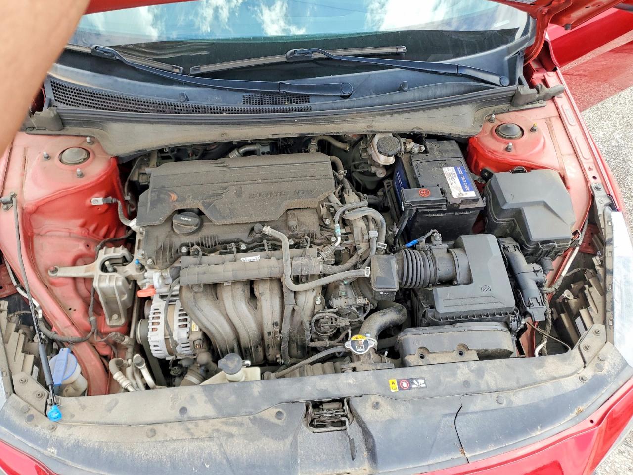 2021 Hyundai Elantra Sel Red vin: 5NPLM4AG0MH018835
