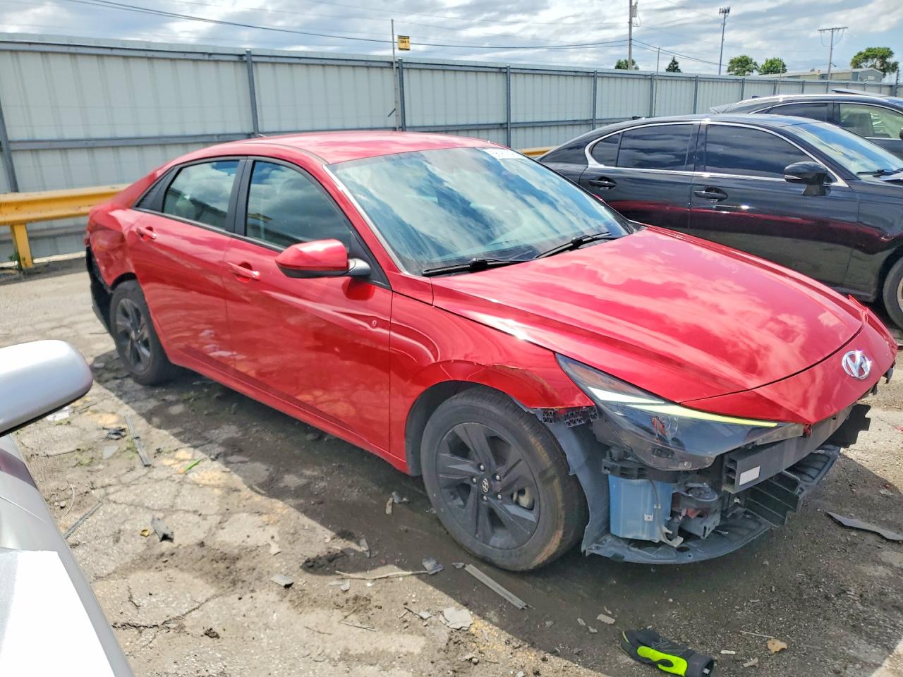 2021 Hyundai Elantra Sel Red vin: 5NPLM4AG0MH018835