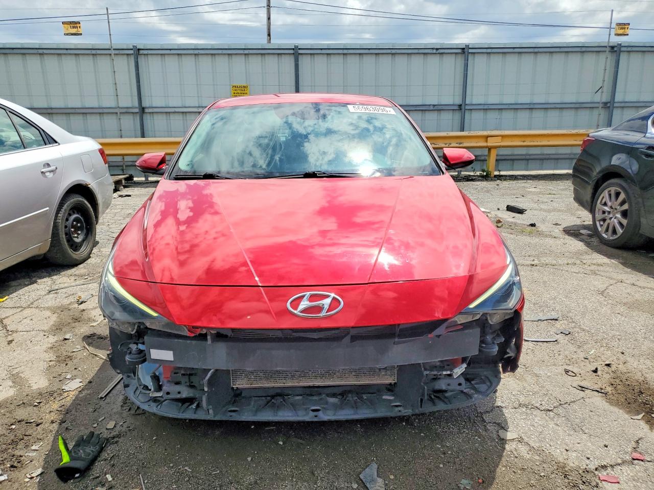 2021 Hyundai Elantra Sel Red vin: 5NPLM4AG0MH018835