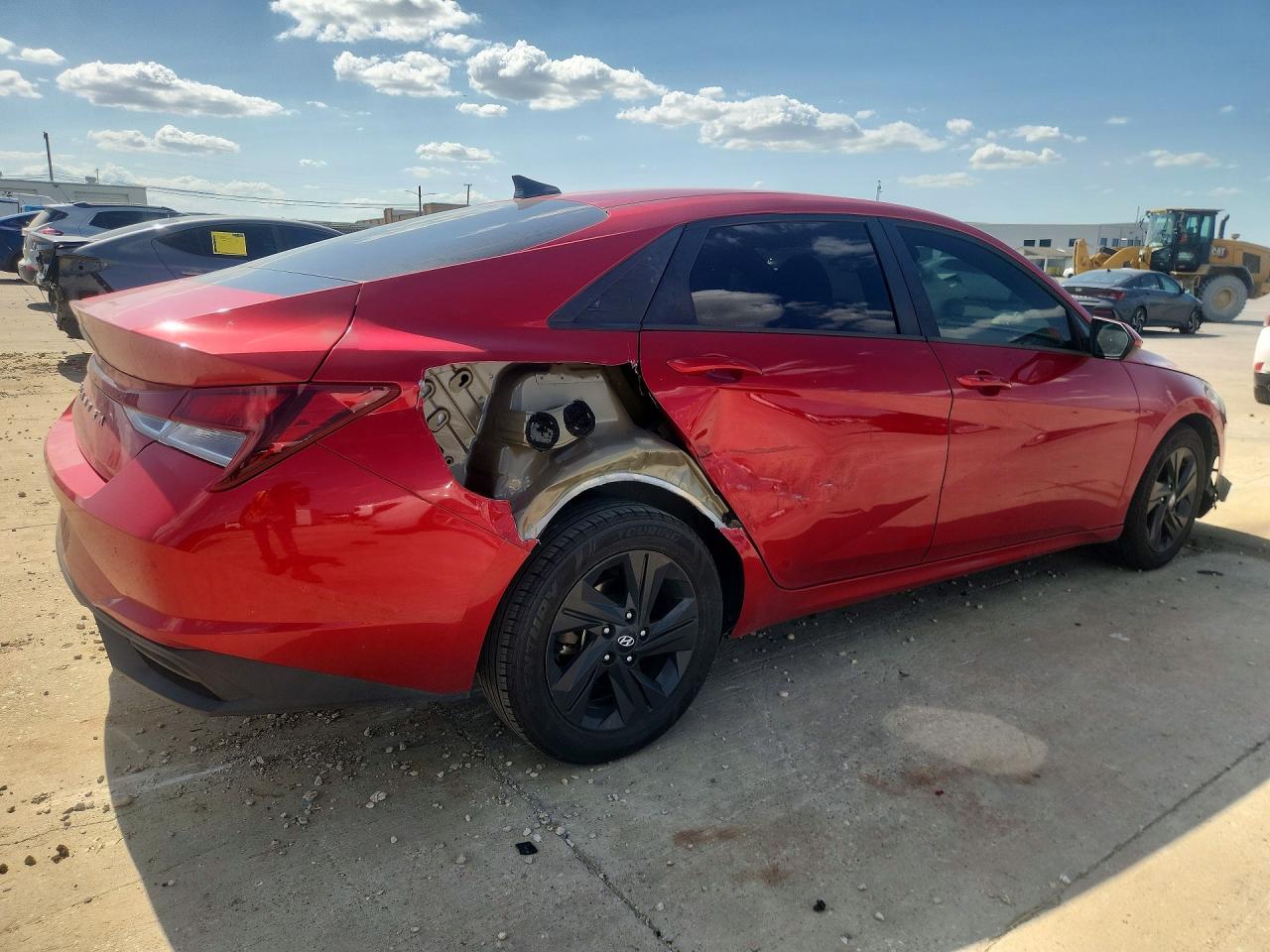 2021 Hyundai Elantra Sel Red vin: 5NPLM4AG0MH045033
