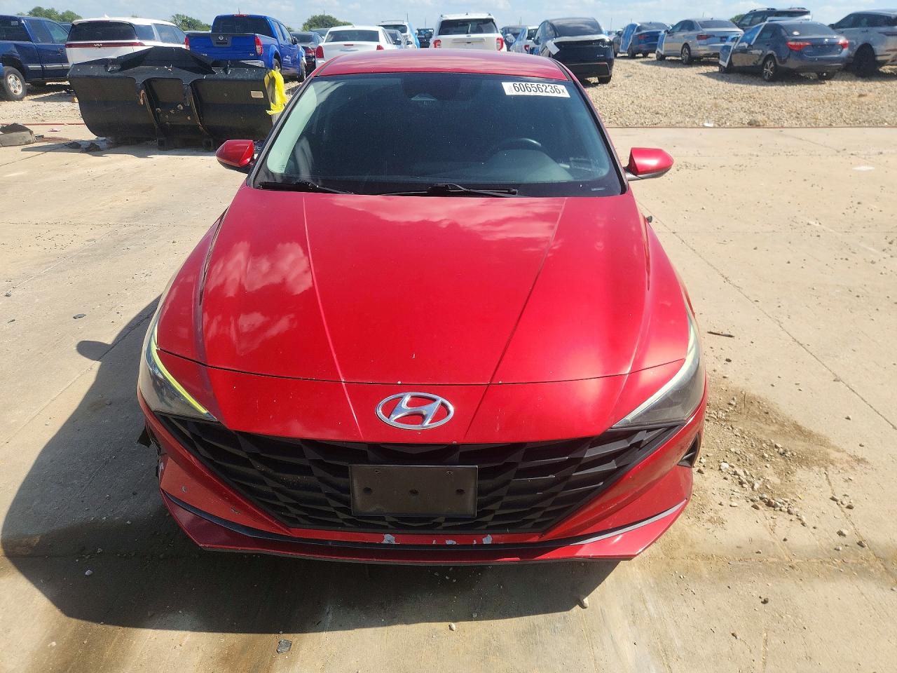 2021 Hyundai Elantra Sel Red vin: 5NPLM4AG0MH045033