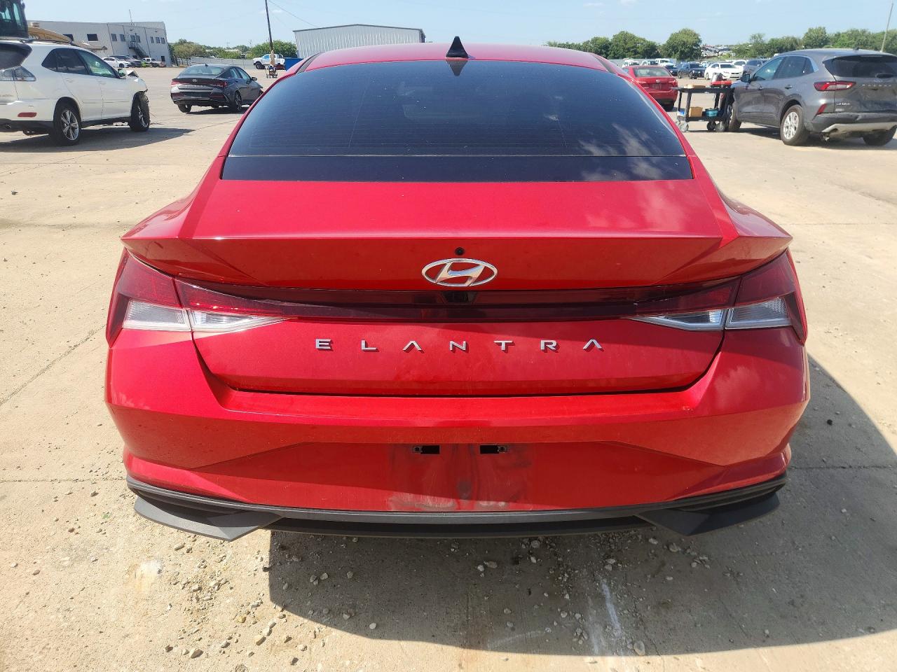 2021 Hyundai Elantra Sel Red vin: 5NPLM4AG0MH045033