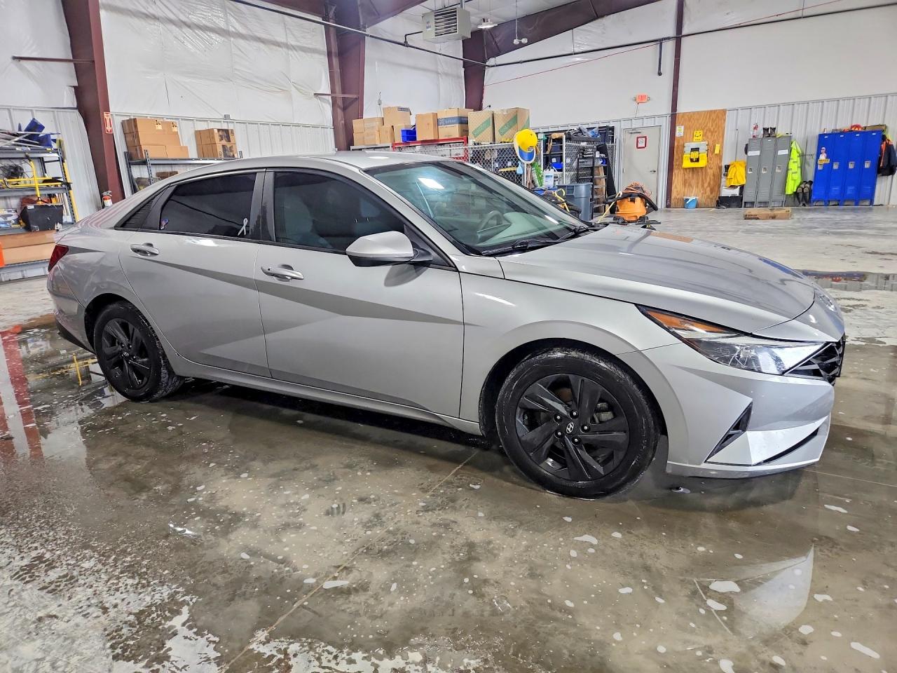 2021 Hyundai Elantra Sel Silver vin: 5NPLM4AG2MH009294