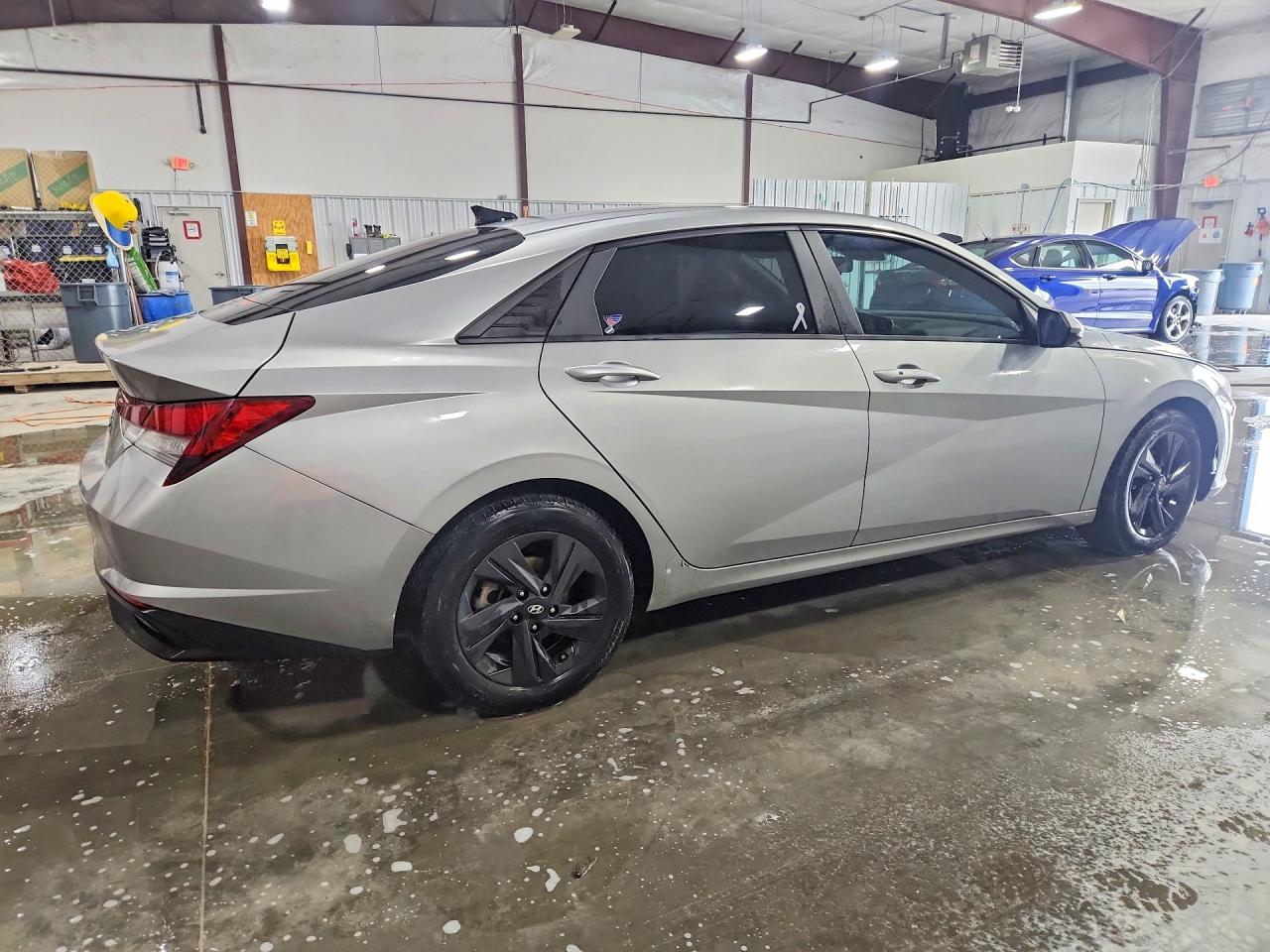 2021 Hyundai Elantra Sel Silver vin: 5NPLM4AG2MH009294