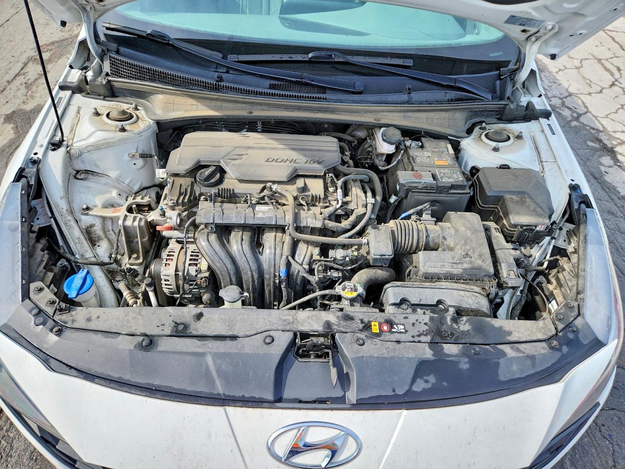 2023 Hyundai Elantra Sel White vin: 5NPLM4AG2PH103695