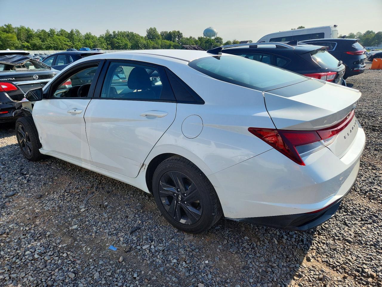 2021 Hyundai Elantra Sel White vin: 5NPLM4AG4MH011564
