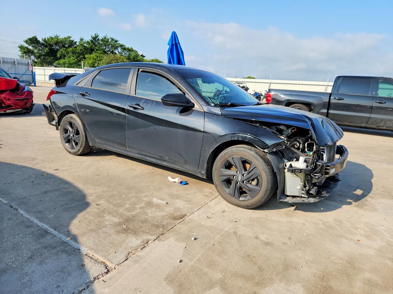 2022 Hyundai Elantra Sel Black vin: 5NPLM4AG4NH055825