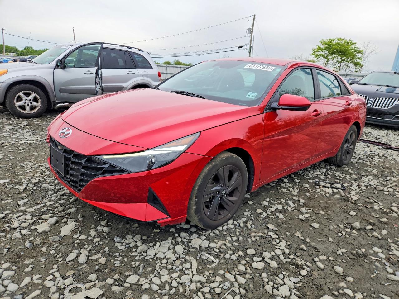 2023 Hyundai Elantra Sel Красный vin: 5NPLM4AG4PH104525