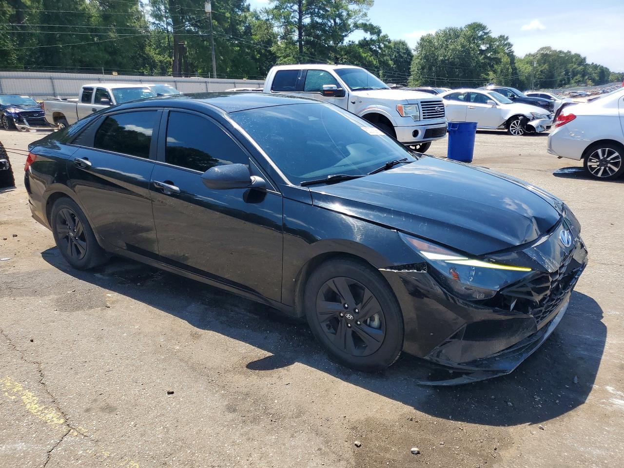 2021 Hyundai Elantra Sel Черный vin: 5NPLM4AG5MH007975