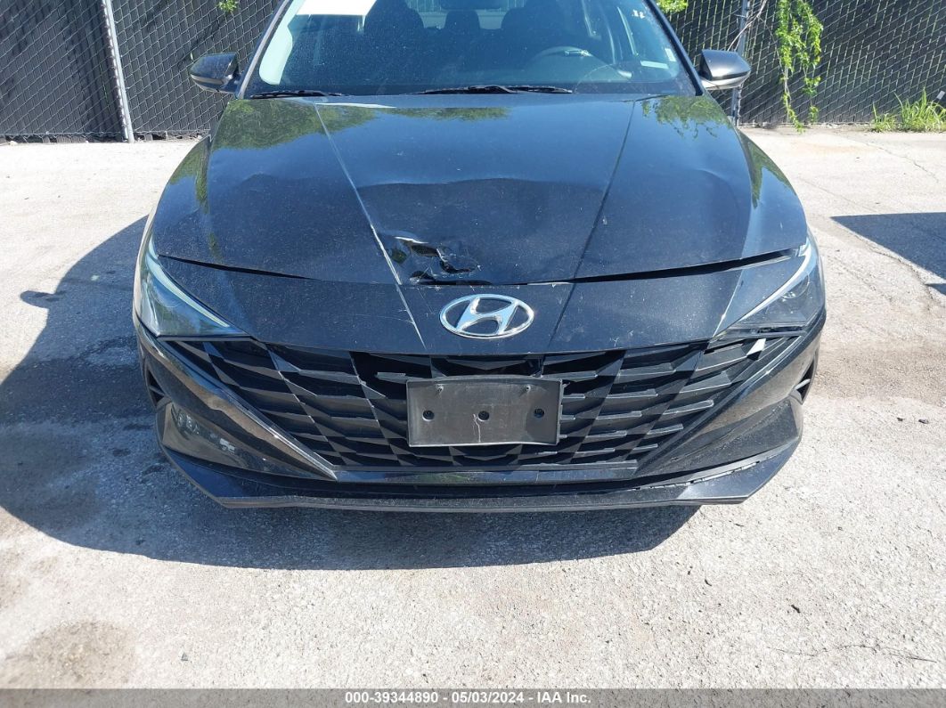 2021 Hyundai Elantra Sel Black vin: 5NPLM4AG5MH051801