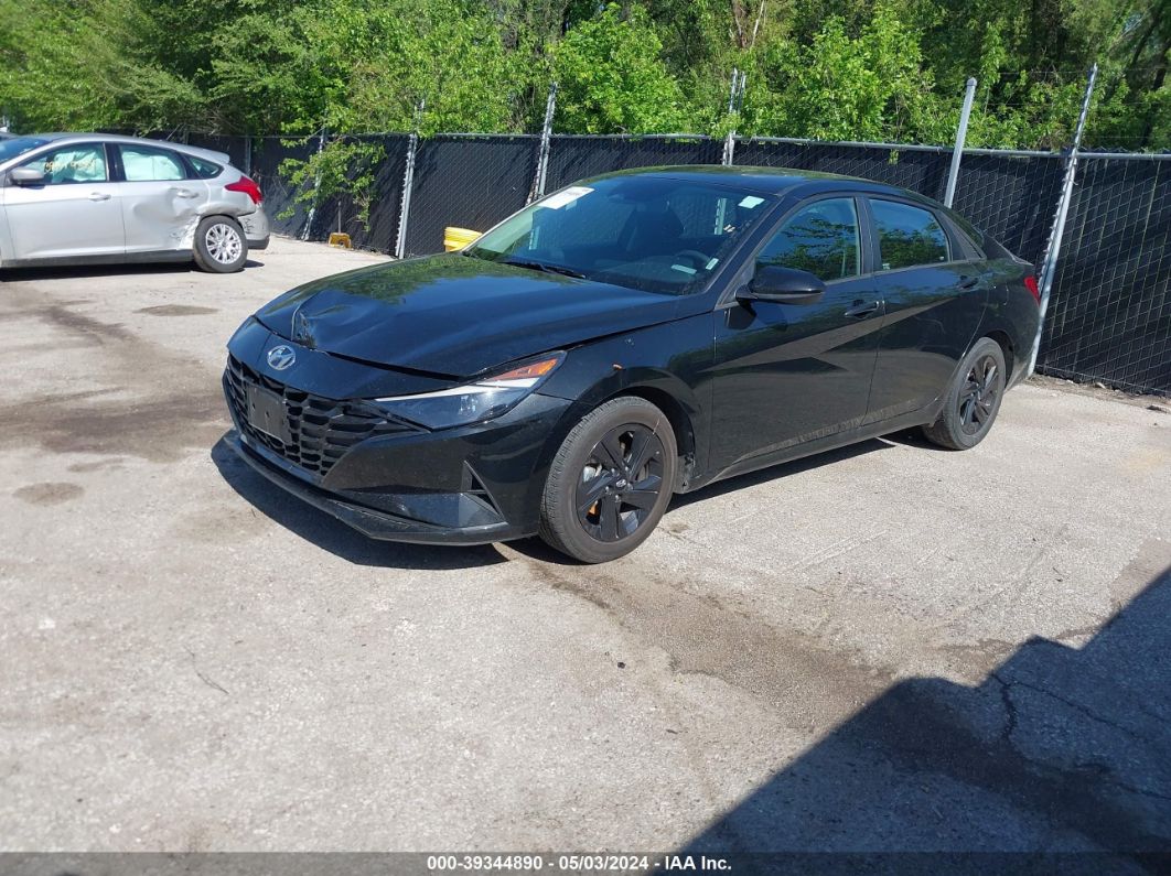 2021 Hyundai Elantra Sel Black vin: 5NPLM4AG5MH051801