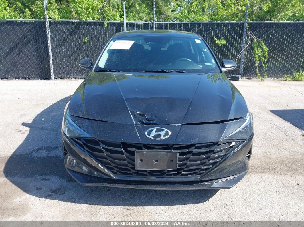 2021 Hyundai Elantra Sel Black vin: 5NPLM4AG5MH051801
