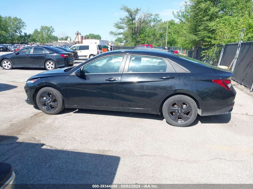 2021 Hyundai Elantra Sel Black vin: 5NPLM4AG5MH051801