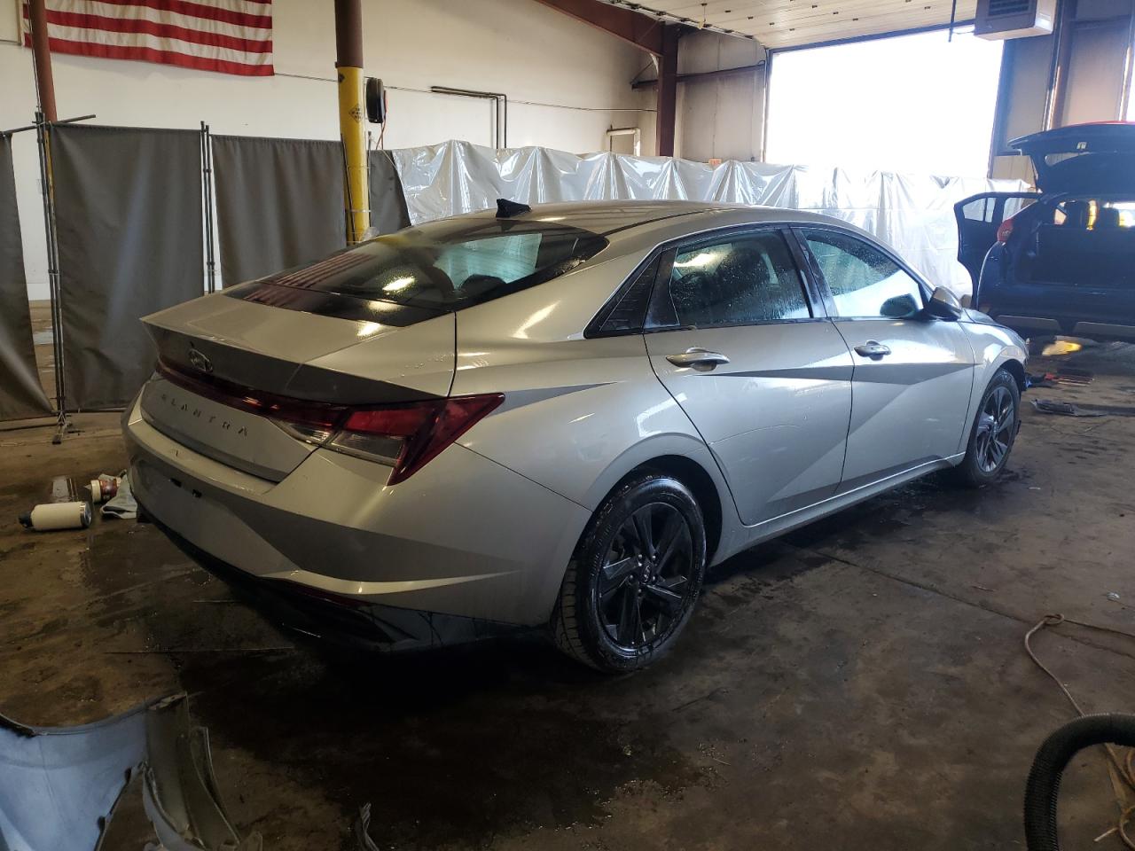 2021 Hyundai Elantra Sel Серебряный vin: 5NPLM4AG6MH011470