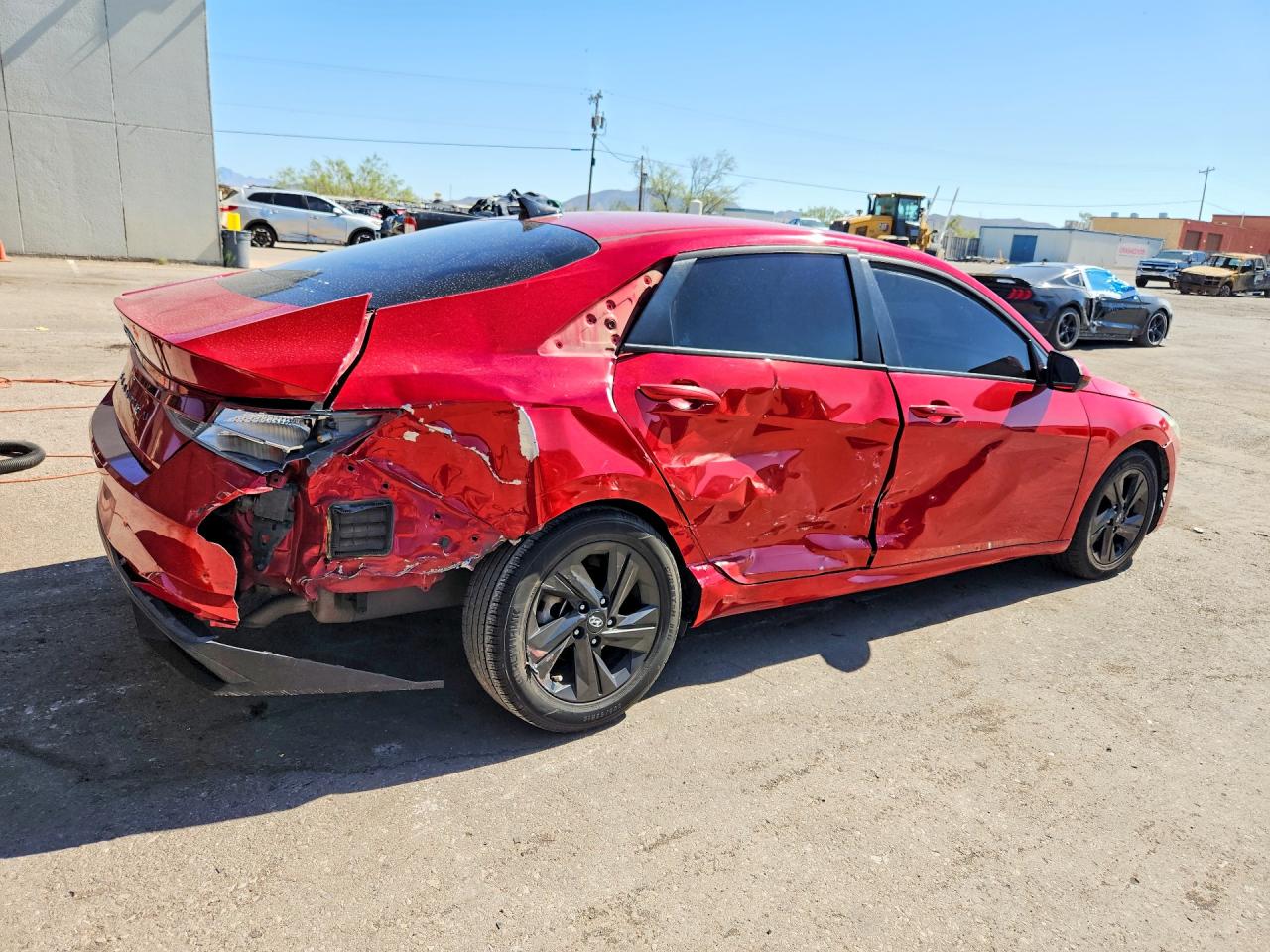 2021 Hyundai Elantra Sel Red vin: 5NPLM4AG7MH000283