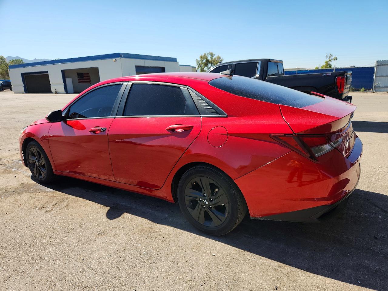 2021 Hyundai Elantra Sel Red vin: 5NPLM4AG7MH000283