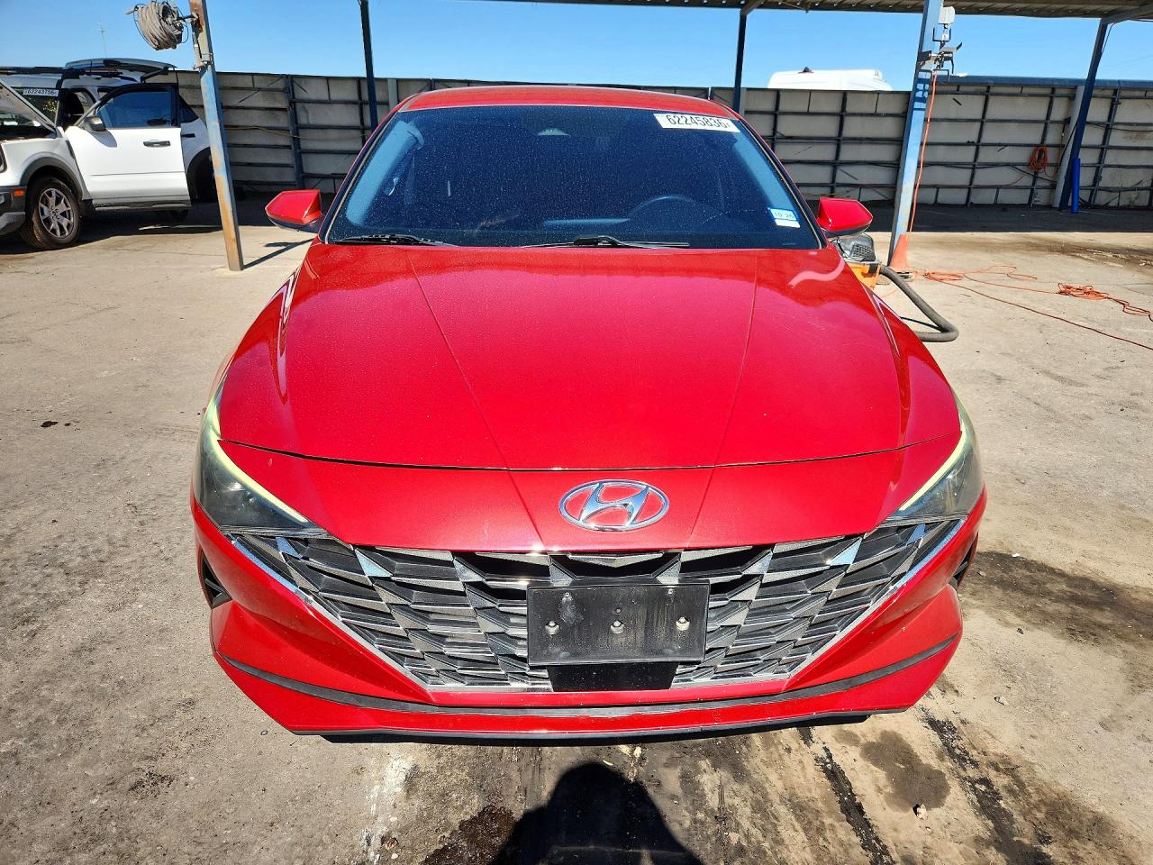2021 Hyundai Elantra Sel Red vin: 5NPLM4AG7MH000283