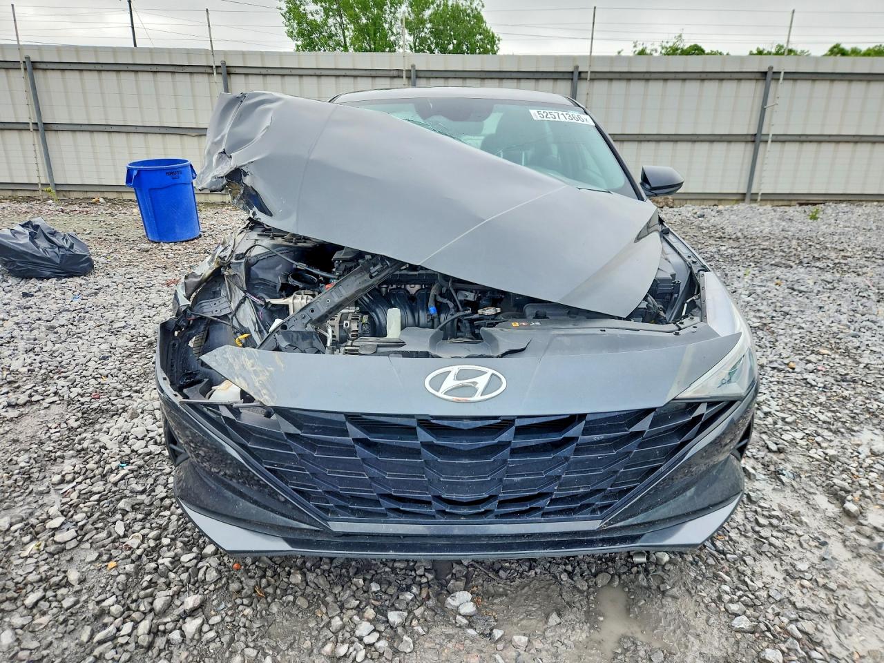 2021 Hyundai Elantra Sel Серый vin: 5NPLM4AG7MH021585
