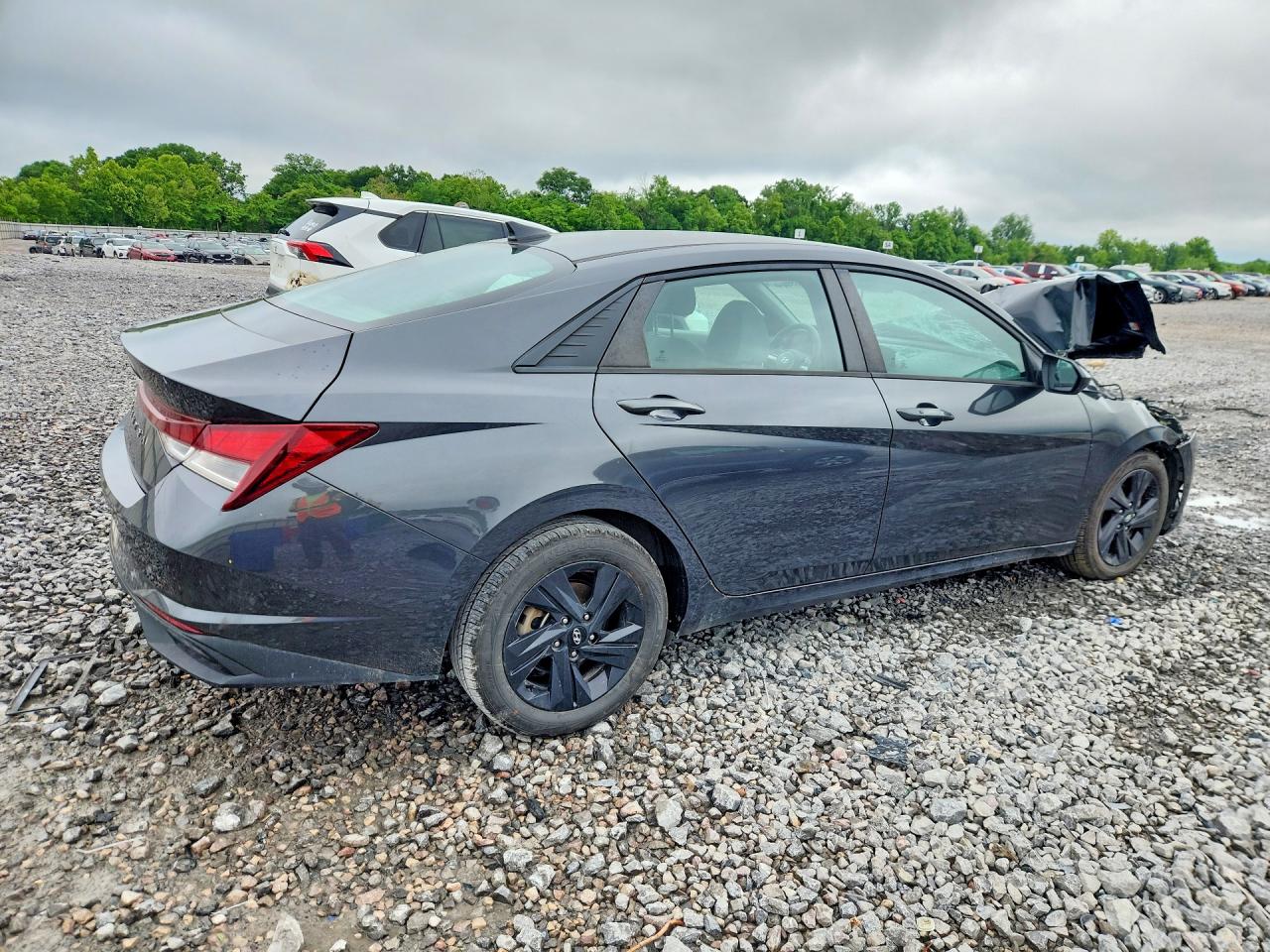 2021 Hyundai Elantra Sel Серый vin: 5NPLM4AG7MH021585
