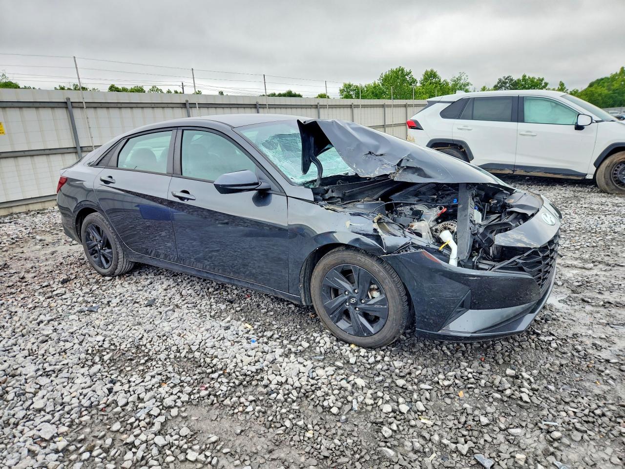 2021 Hyundai Elantra Sel Серый vin: 5NPLM4AG7MH021585