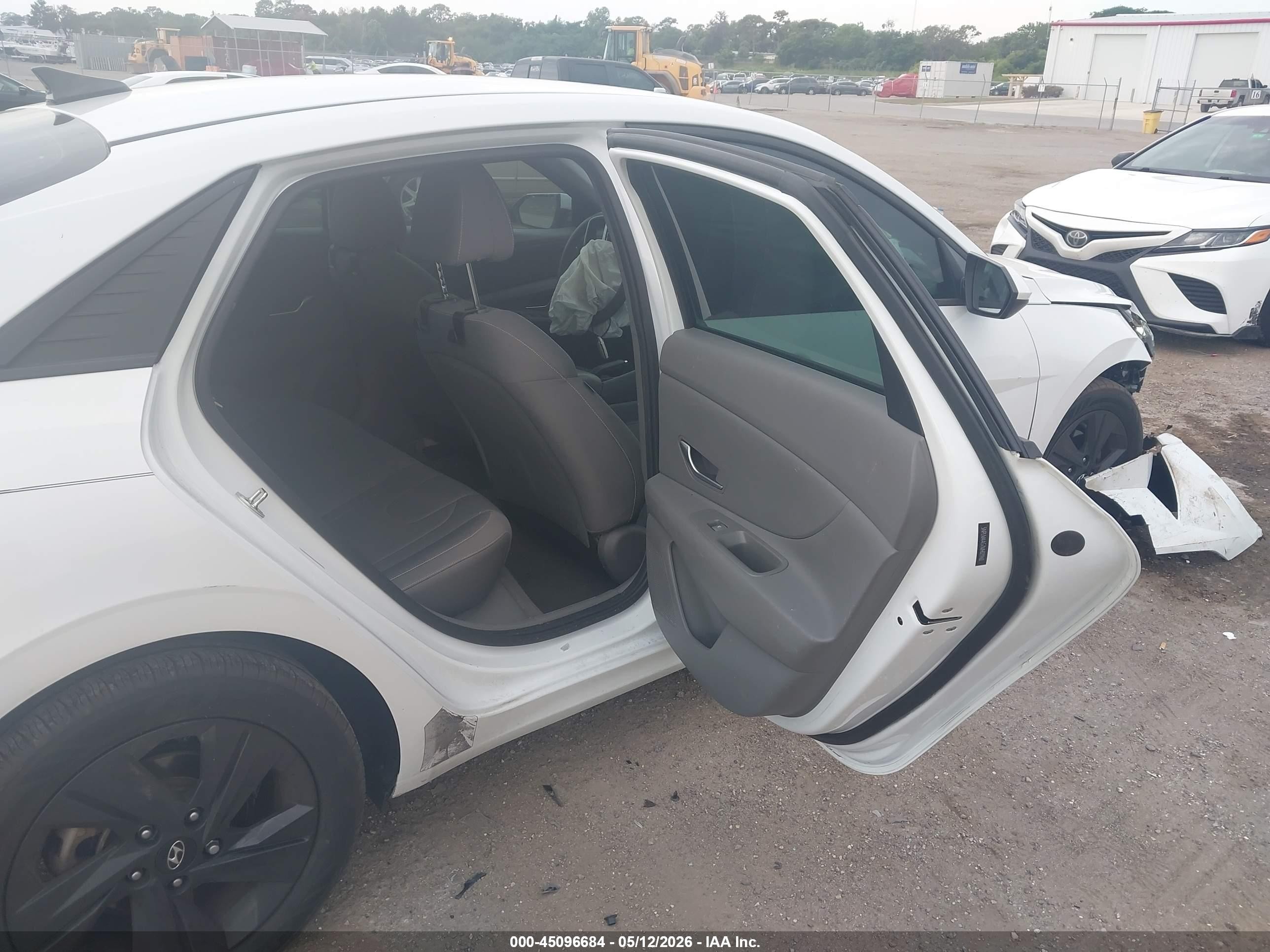 2021 Hyundai Elantra Sel White vin: 5NPLM4AG7MH021960