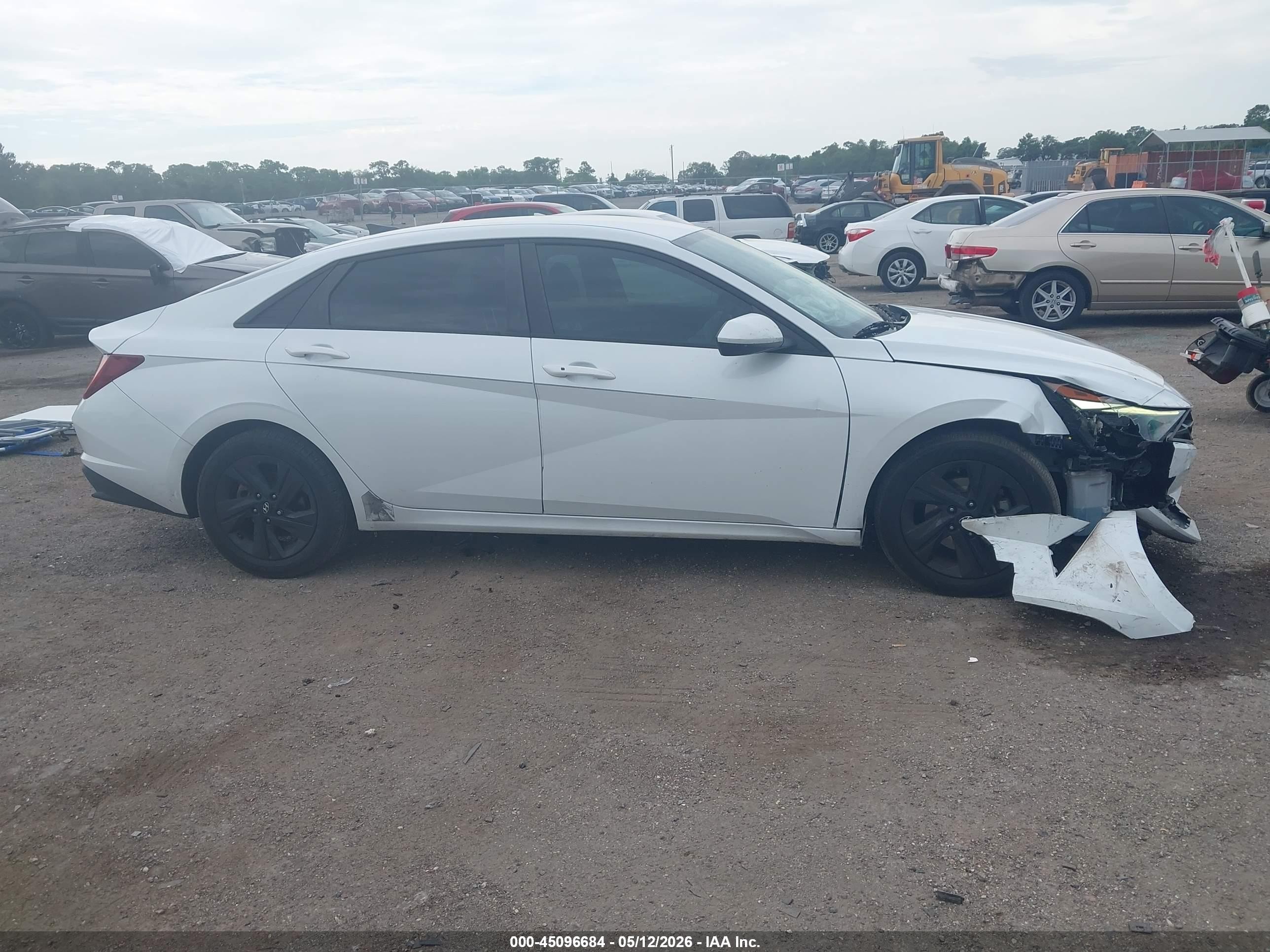 2021 Hyundai Elantra Sel White vin: 5NPLM4AG7MH021960