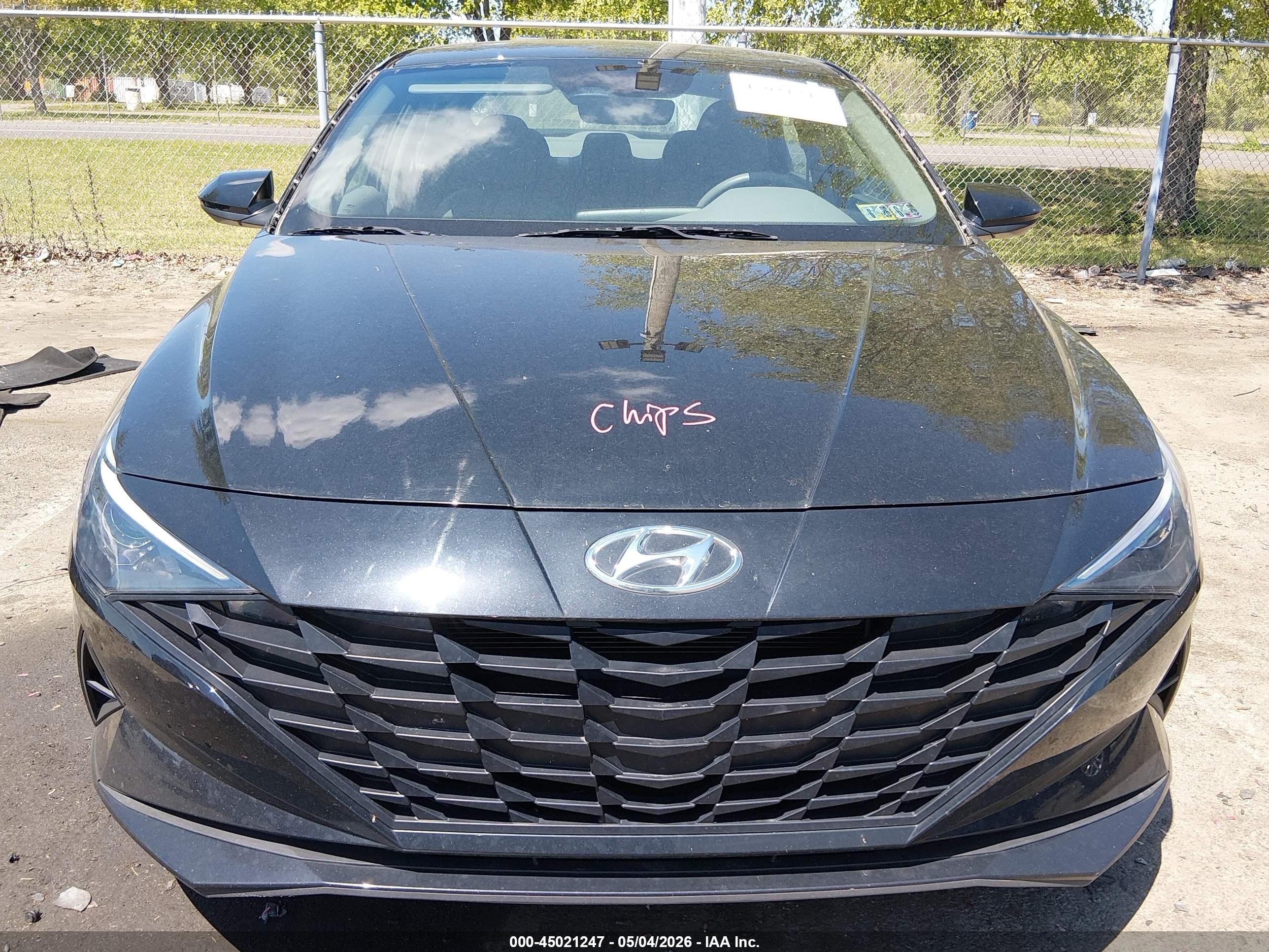 2023 Hyundai Elantra Sel Gray vin: 5NPLM4AG7PH088224