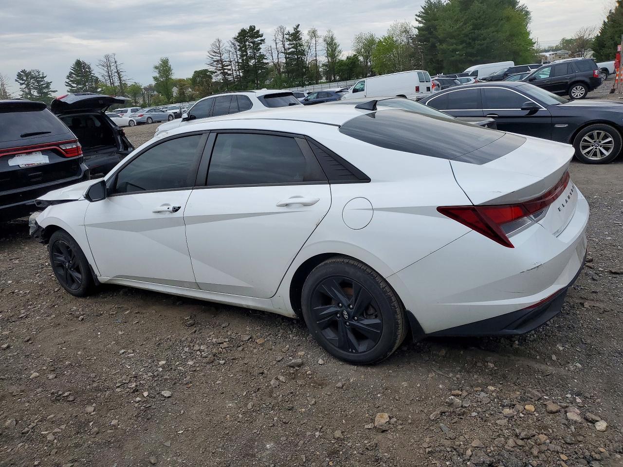 2022 Hyundai Elantra Sel White vin: 5NPLM4AG9NH058350