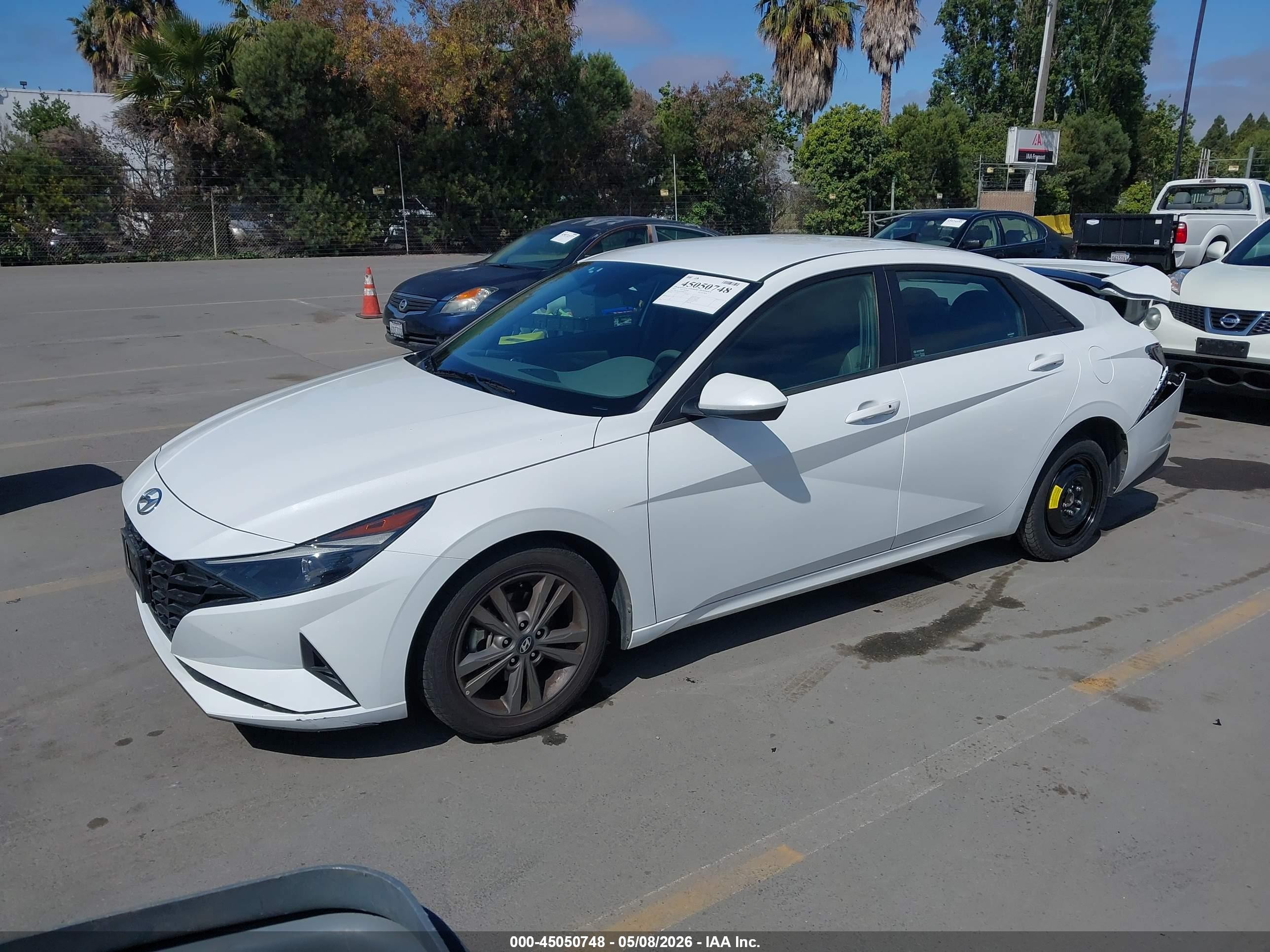 2022 Hyundai Elantra Sel White vin: 5NPLM4AG9NH065671