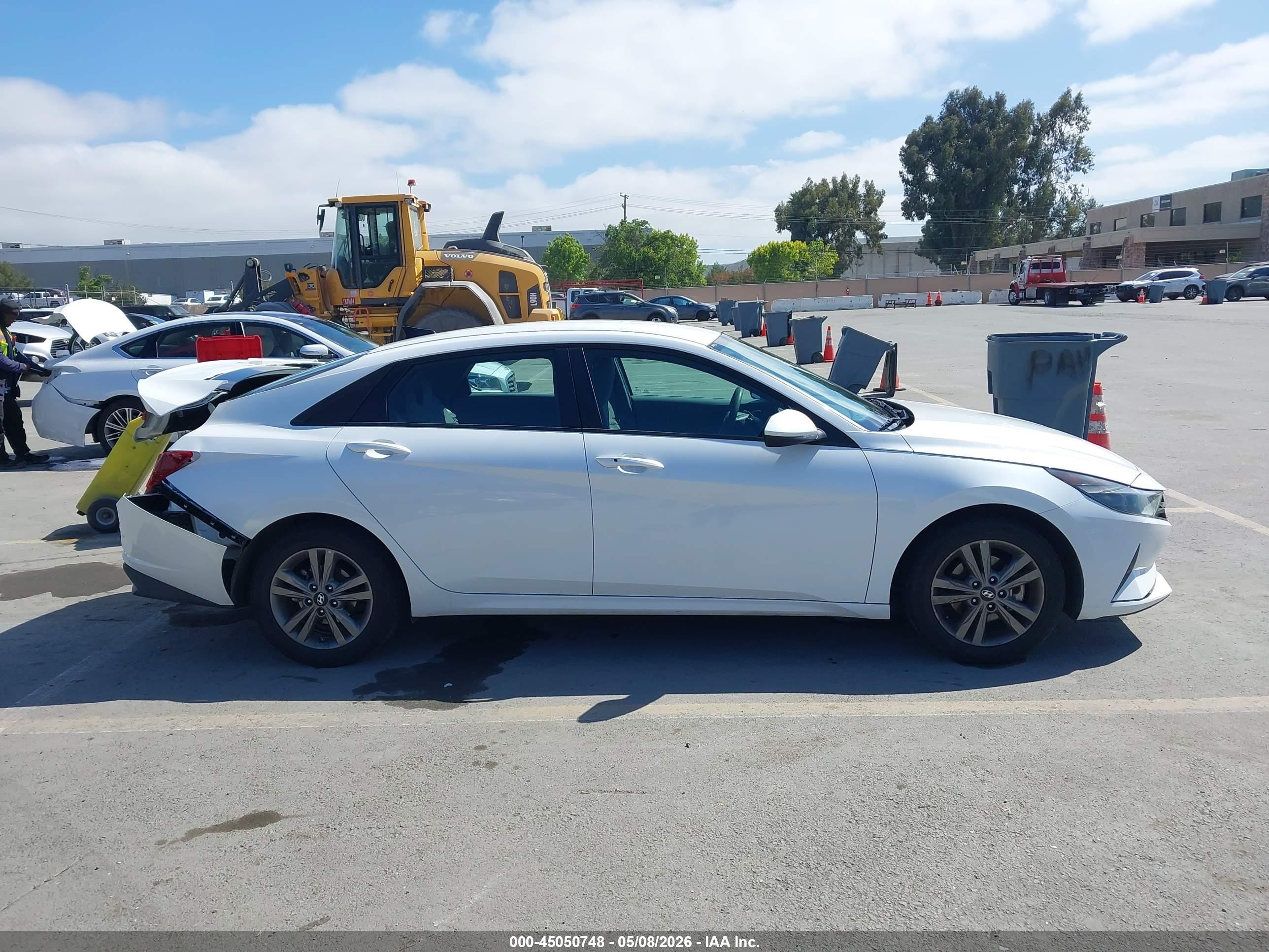 2022 Hyundai Elantra Sel White vin: 5NPLM4AG9NH065671