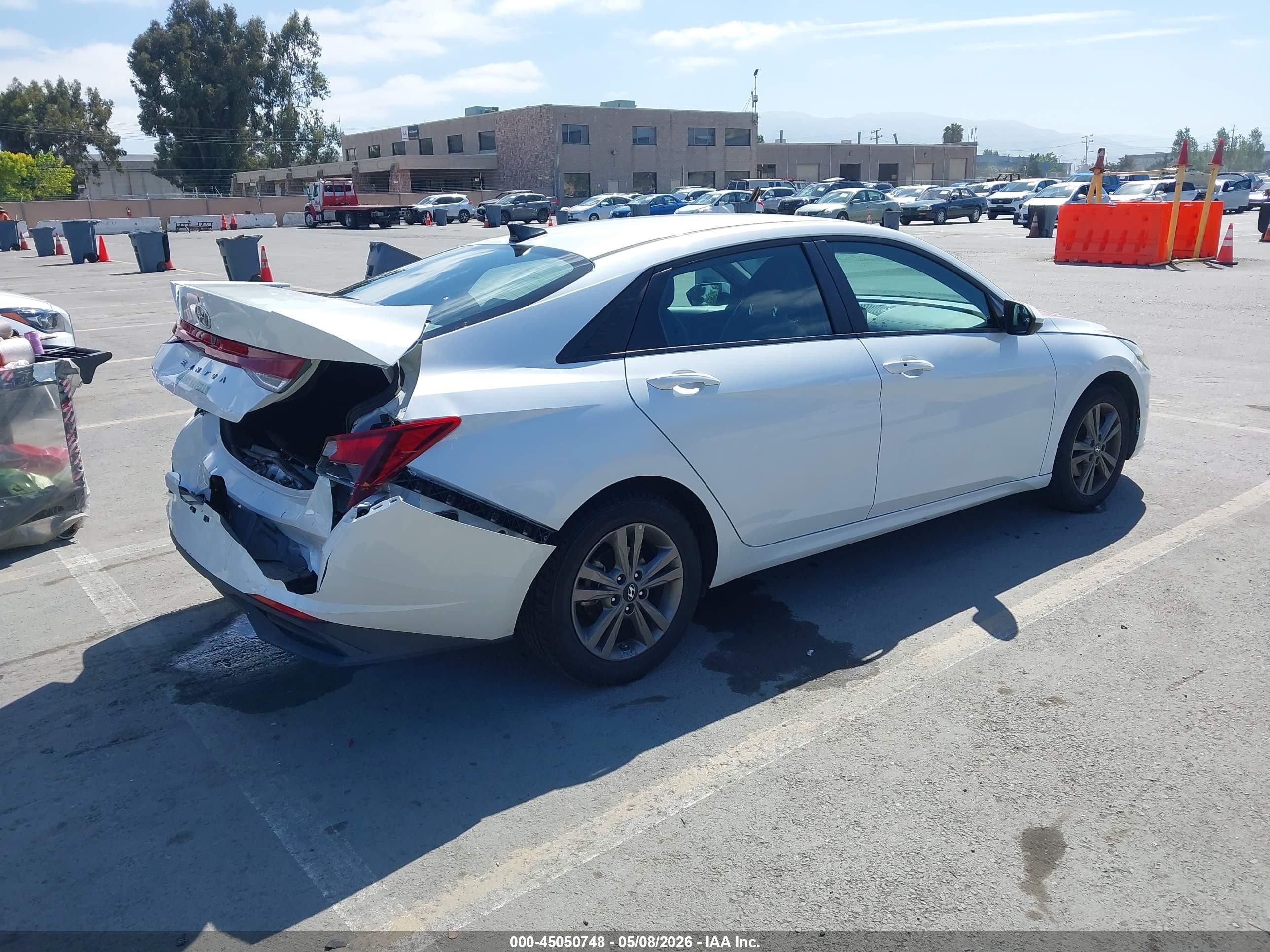 2022 Hyundai Elantra Sel White vin: 5NPLM4AG9NH065671