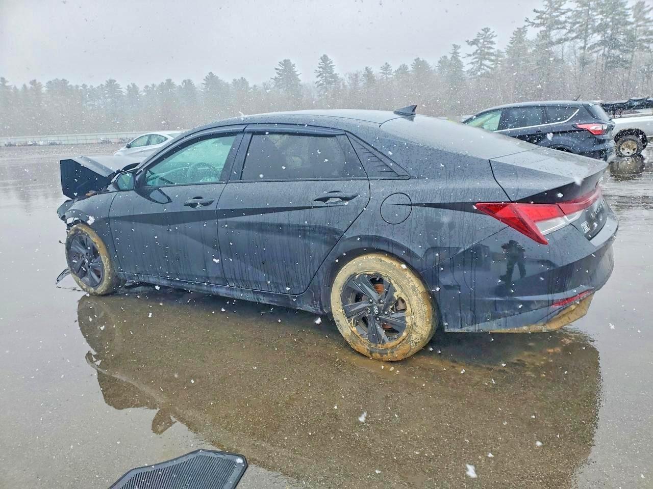 2021 Hyundai Elantra Sel Black vin: 5NPLM4AGXMH001606