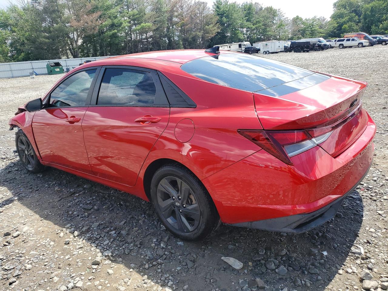2021 Hyundai Elantra Sel Red vin: 5NPLM4AGXMH001993