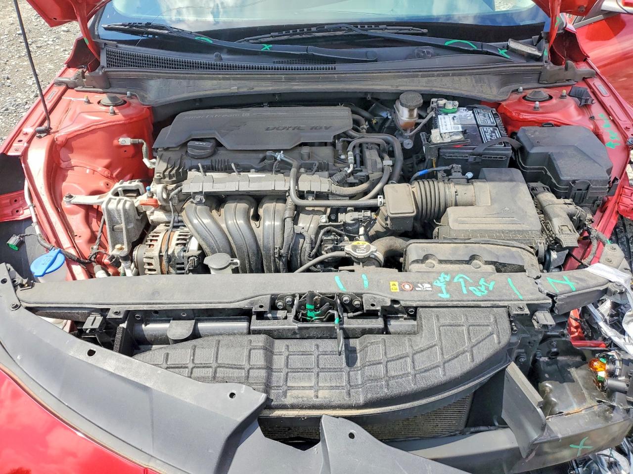 2021 Hyundai Elantra Sel Red vin: 5NPLM4AGXMH001993