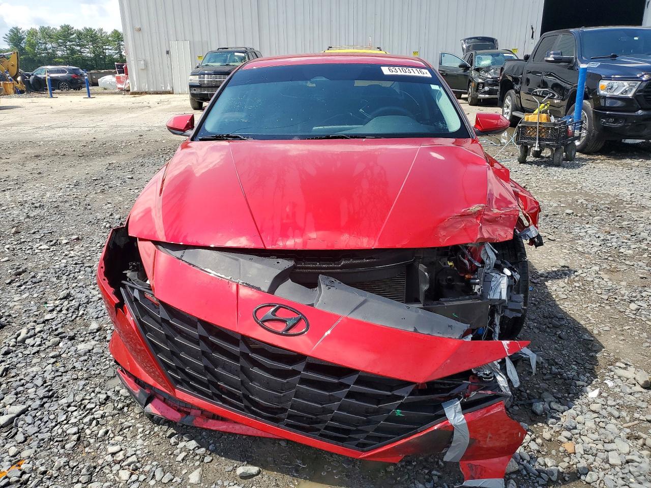 2021 Hyundai Elantra Sel Red vin: 5NPLM4AGXMH001993