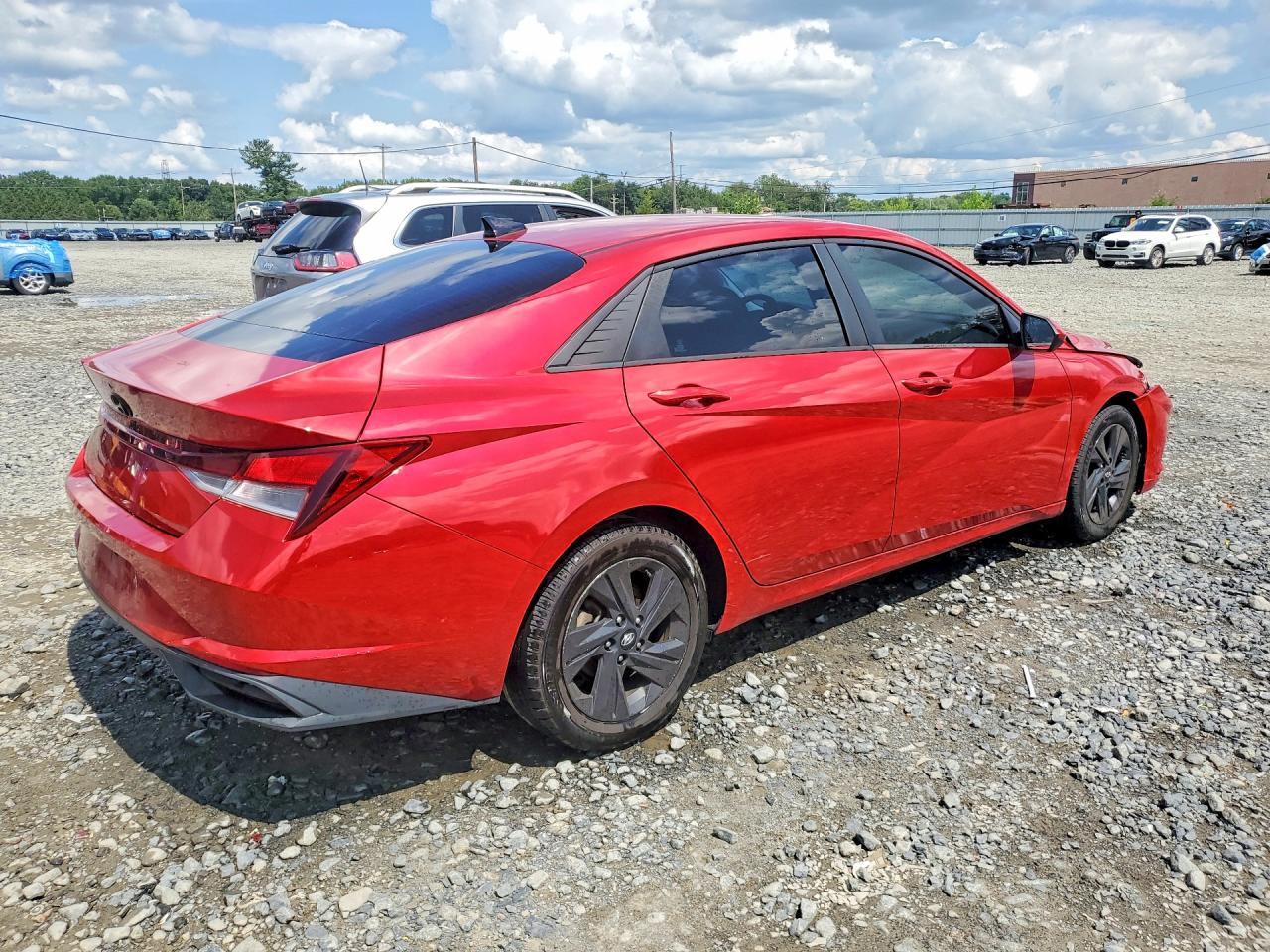 2021 Hyundai Elantra Sel Red vin: 5NPLM4AGXMH001993