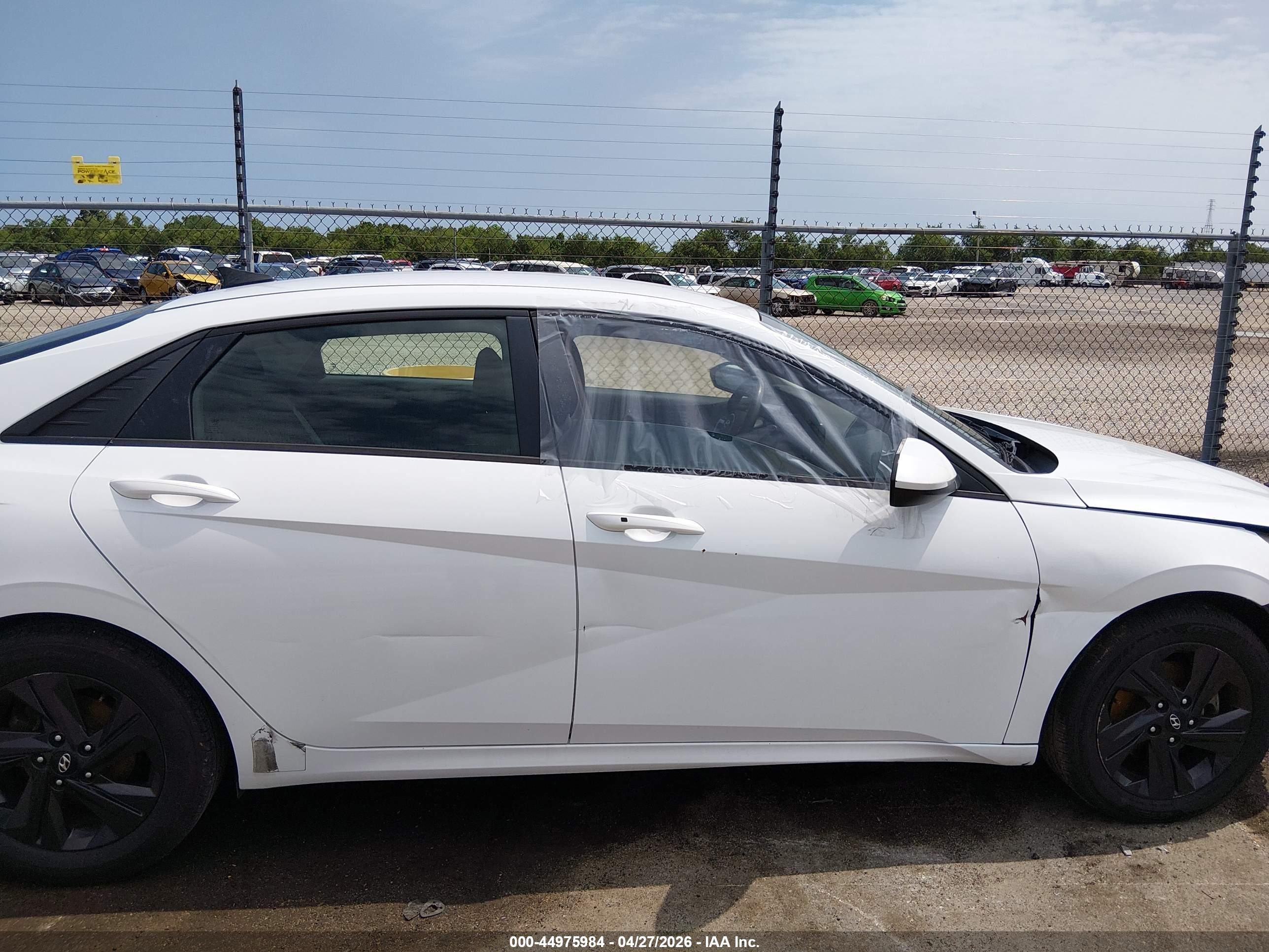 2021 Hyundai Elantra Sel White vin: 5NPLM4AGXMH013450