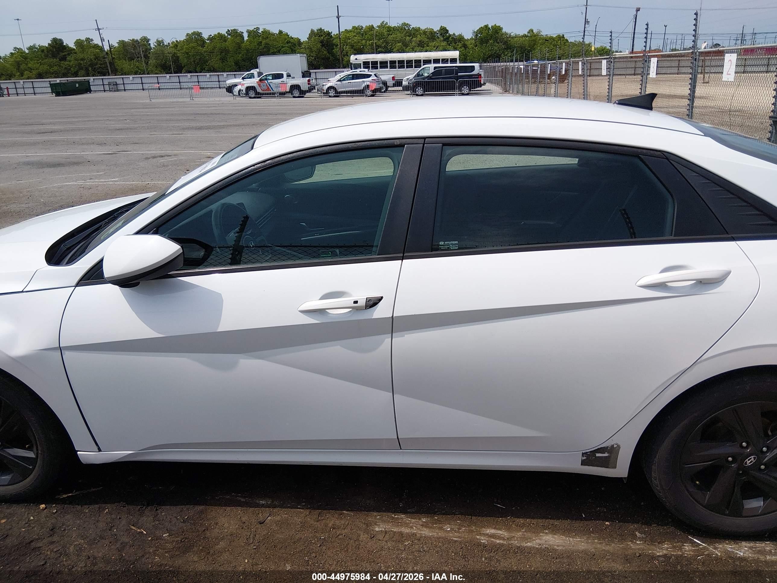 2021 Hyundai Elantra Sel White vin: 5NPLM4AGXMH013450