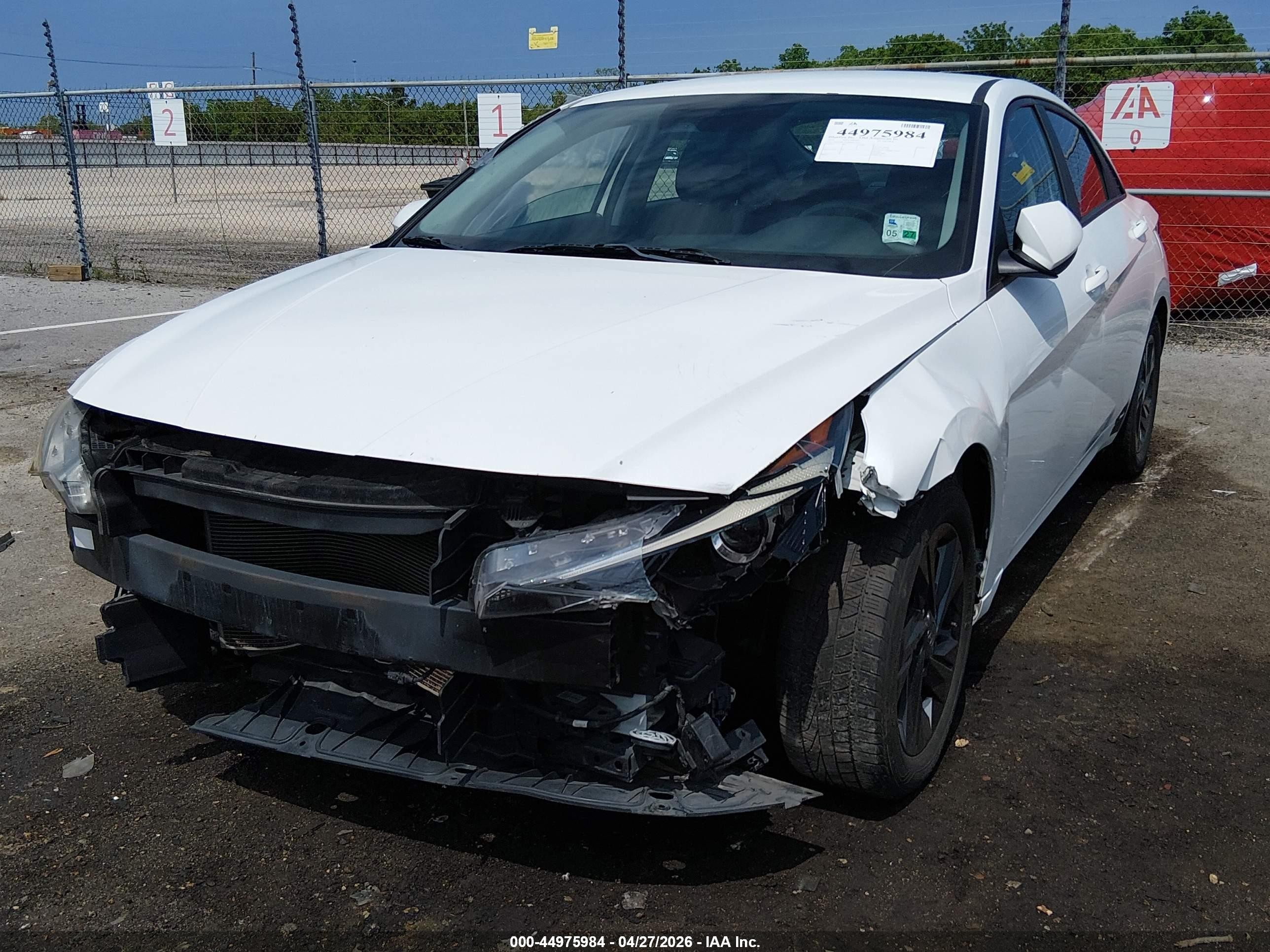 2021 Hyundai Elantra Sel White vin: 5NPLM4AGXMH013450