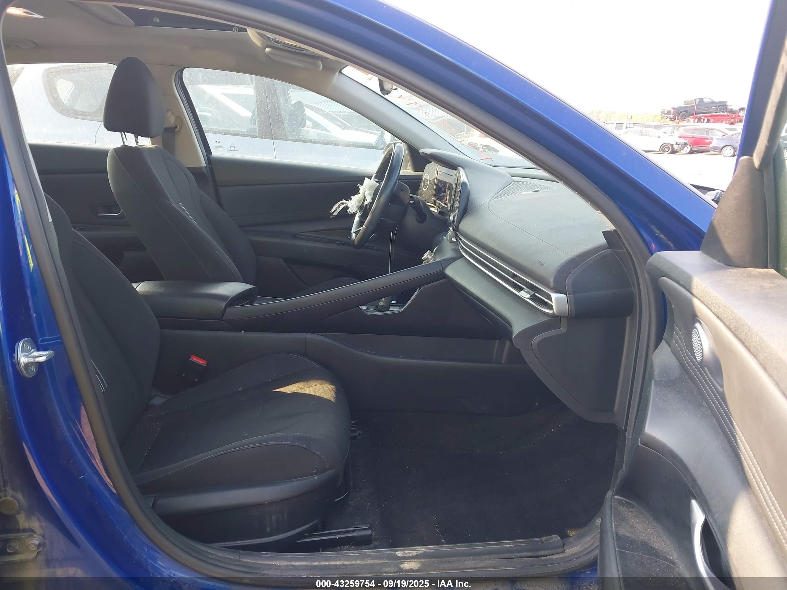 2021 Hyundai Elantra Sel Синий vin: 5NPLN4AG1MH012717