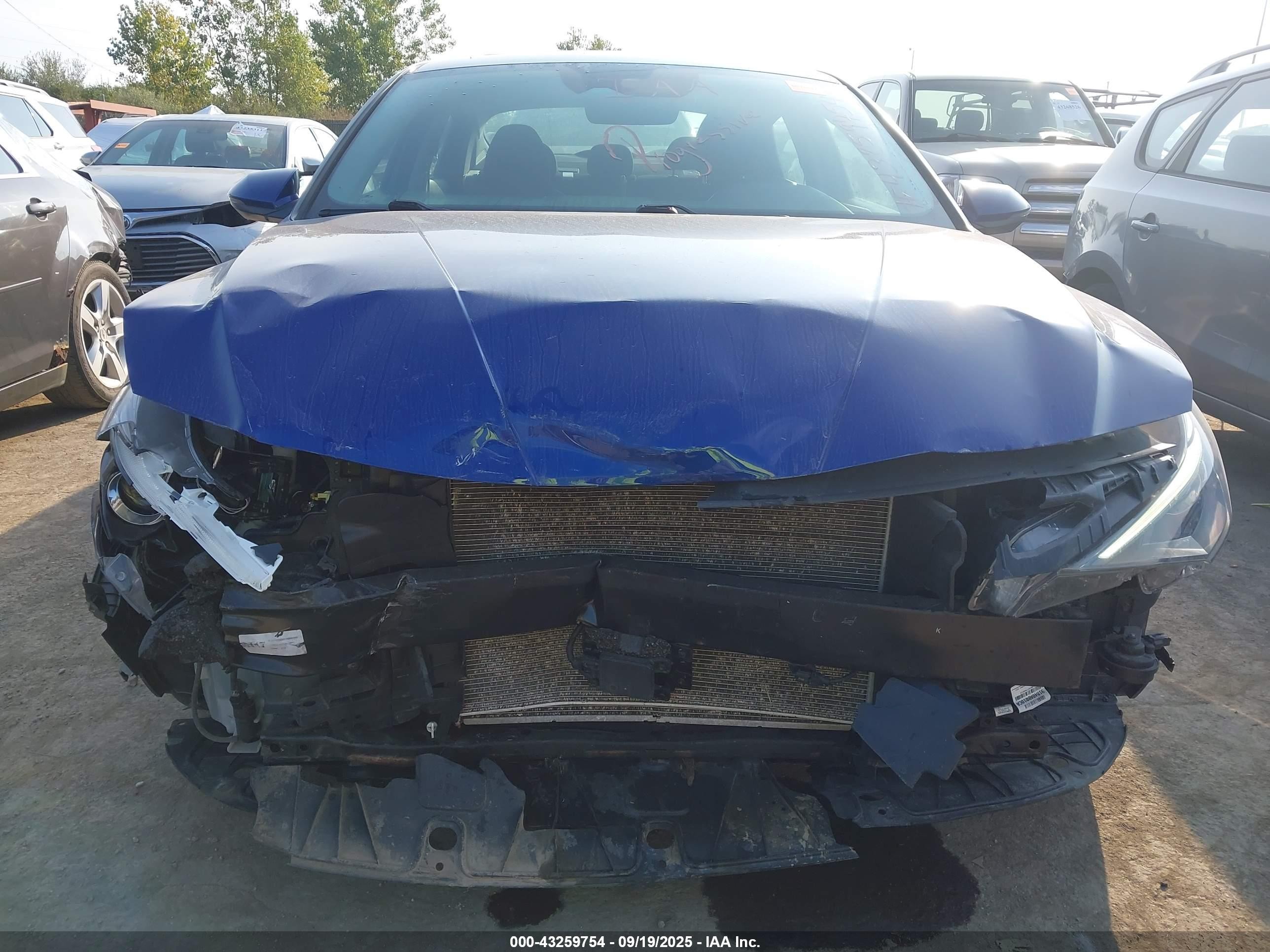 2021 Hyundai Elantra Sel Синий vin: 5NPLN4AG1MH012717