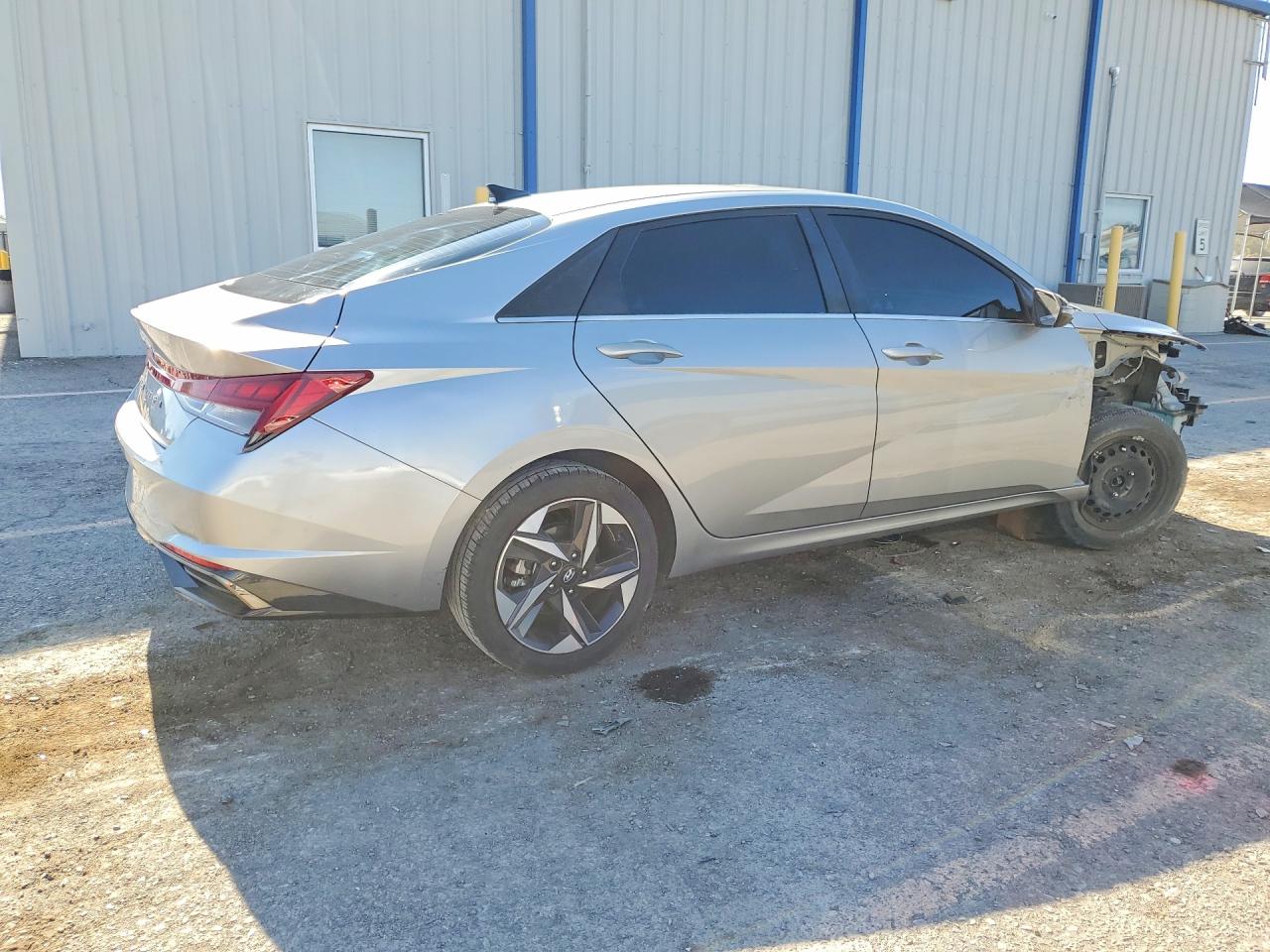 2021 Hyundai Elantra Sel Silver vin: 5NPLN4AG6MH023728