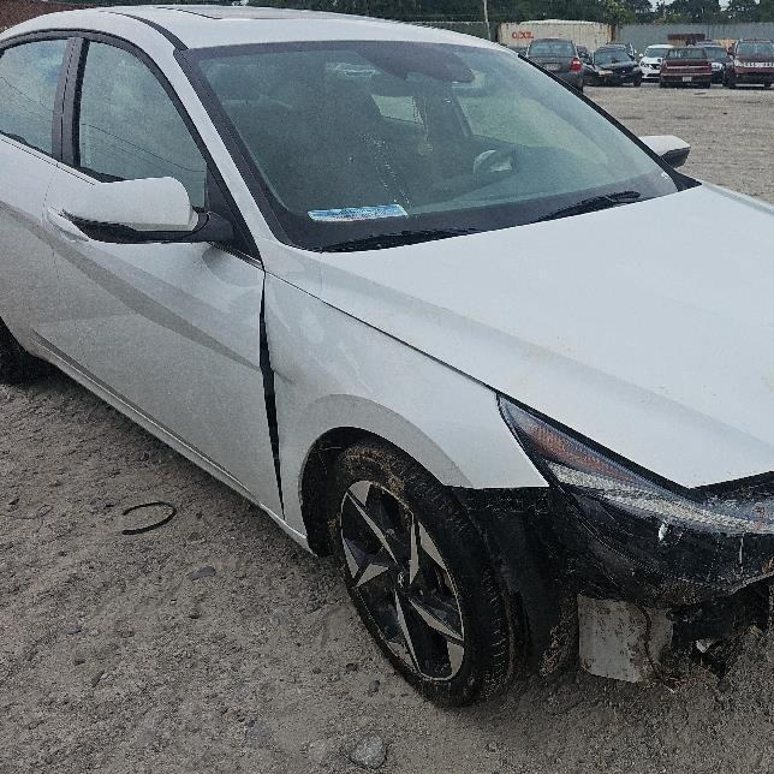 2022 Hyundai Elantra Sel White vin: 5NPLN4AG7NH068727