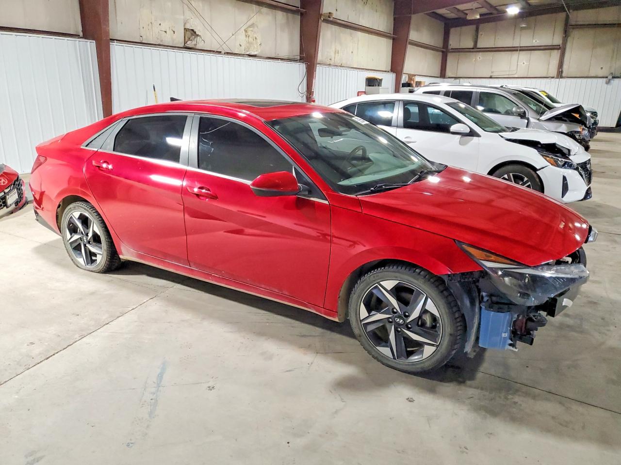 2022 Hyundai Elantra Sel Red vin: 5NPLN4AGXNH069905