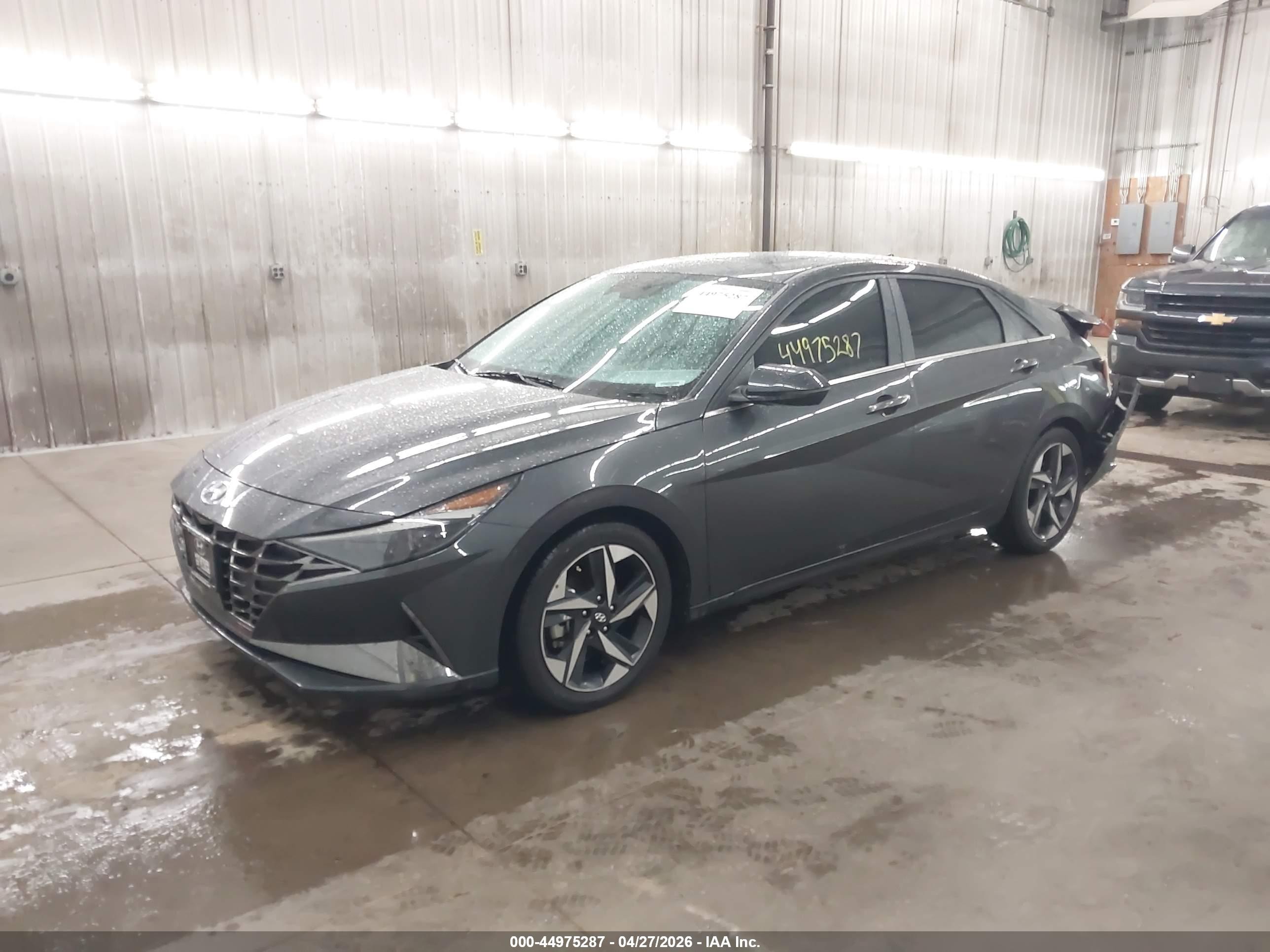 2023 Hyundai Elantra Limited Gray vin: 5NPLP4AG8PH106074
