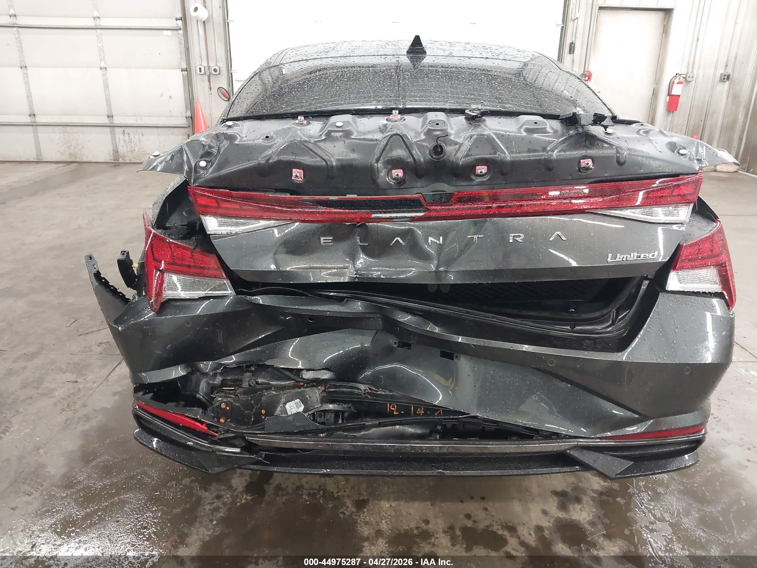2023 Hyundai Elantra Limited Gray vin: 5NPLP4AG8PH106074
