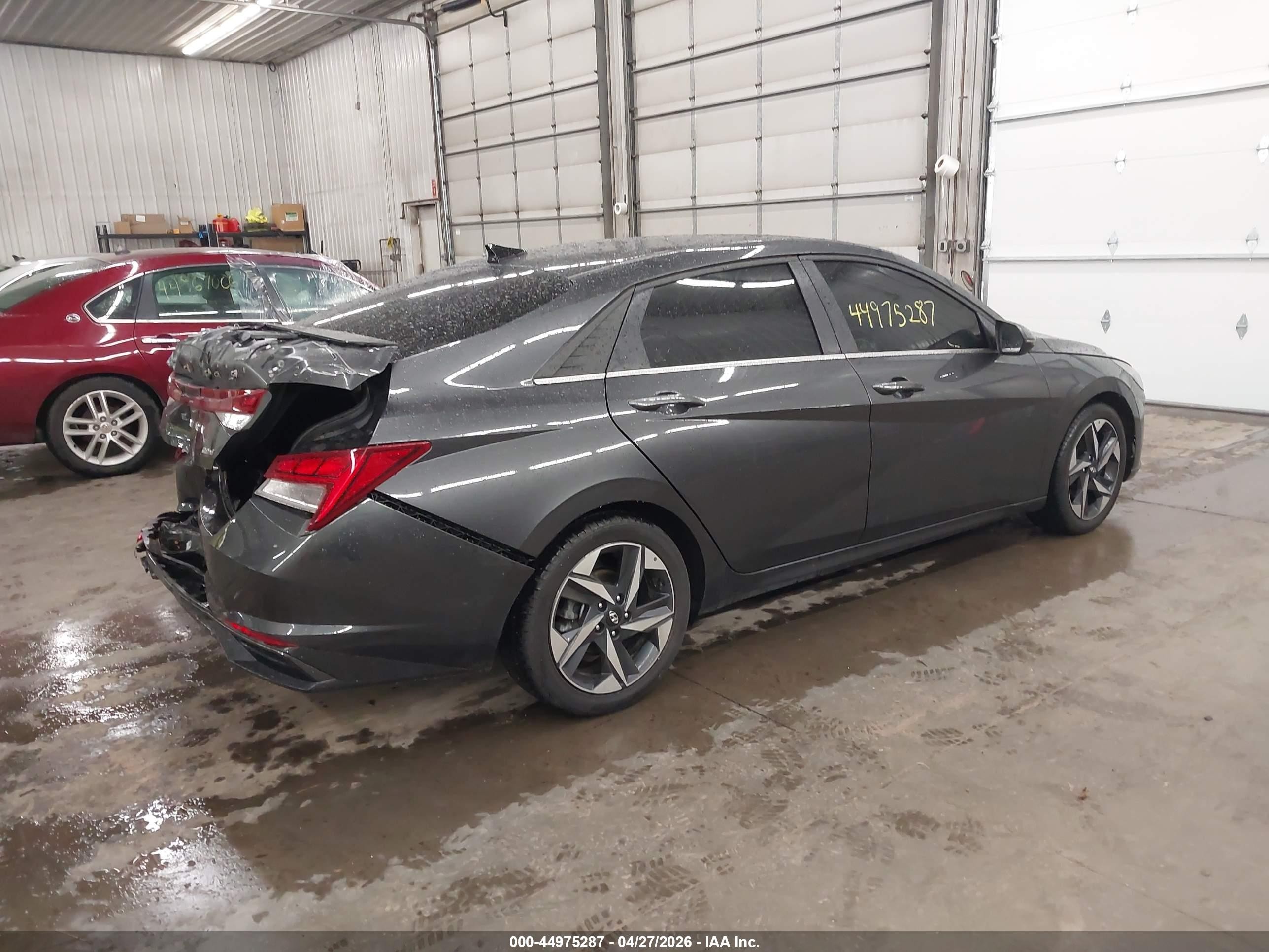 2023 Hyundai Elantra Limited Gray vin: 5NPLP4AG8PH106074
